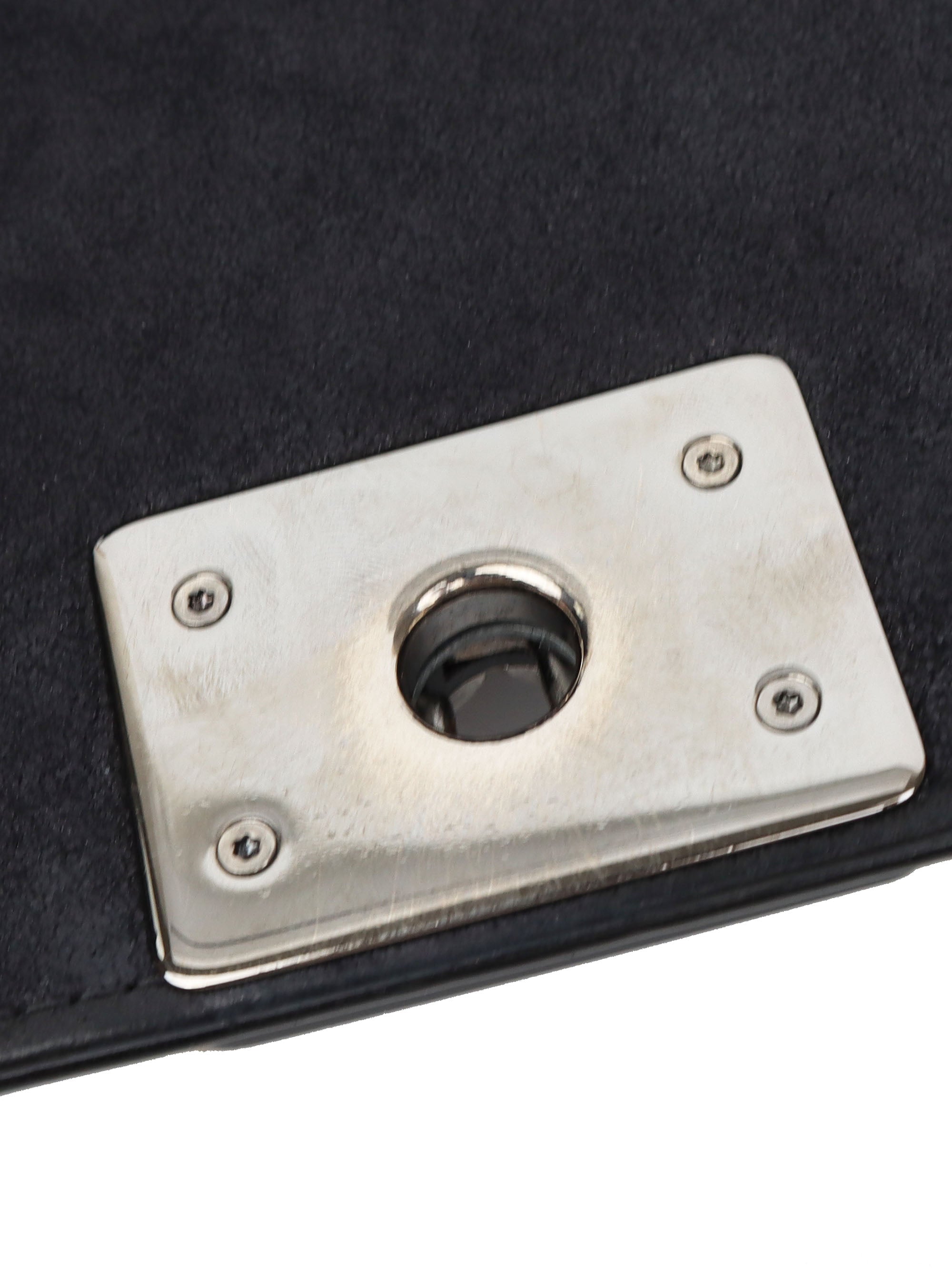 Chanel Black & White Sequin Medium Boy Bag