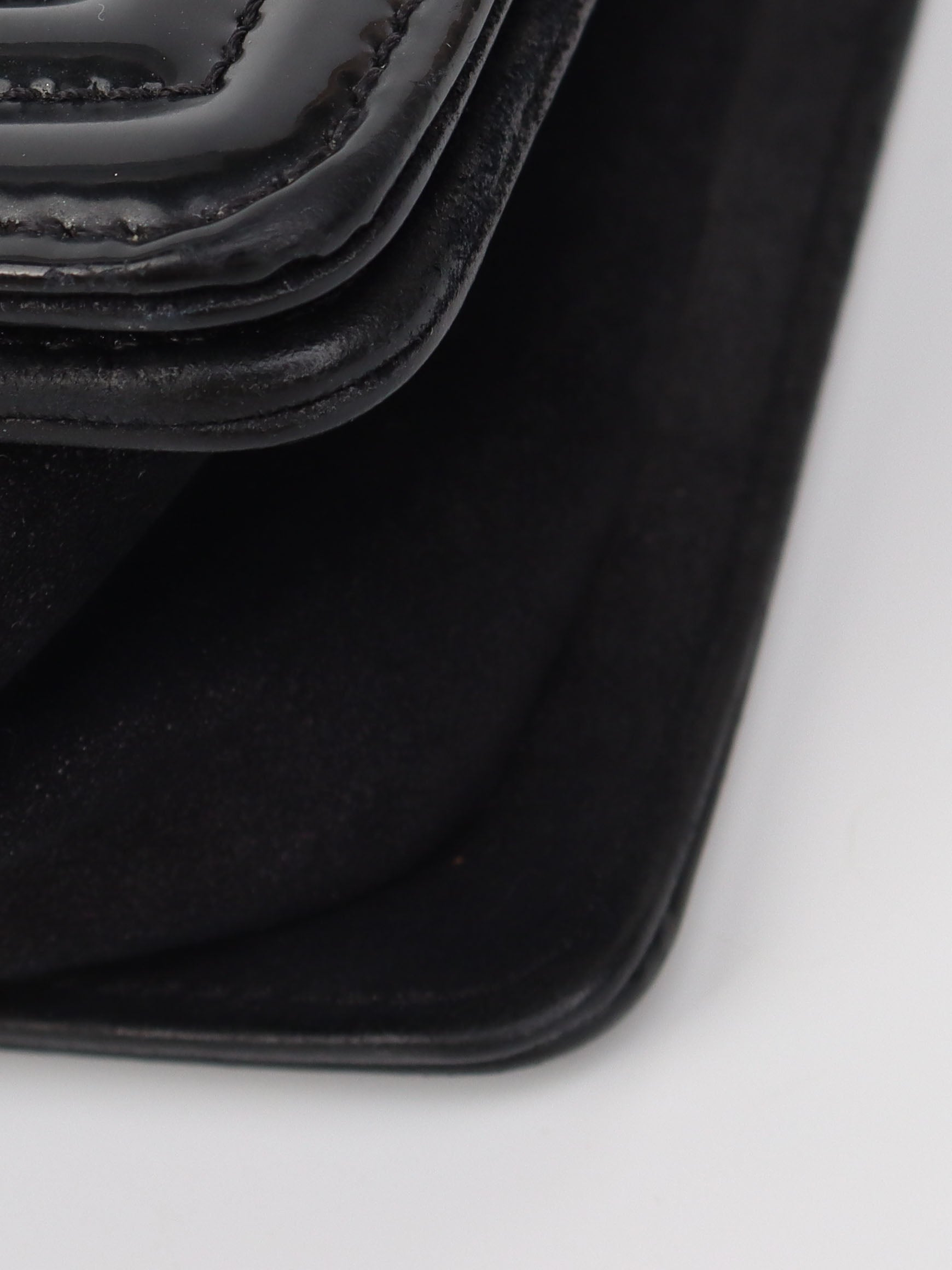 Chanel Black & White Sequin Medium Boy Bag