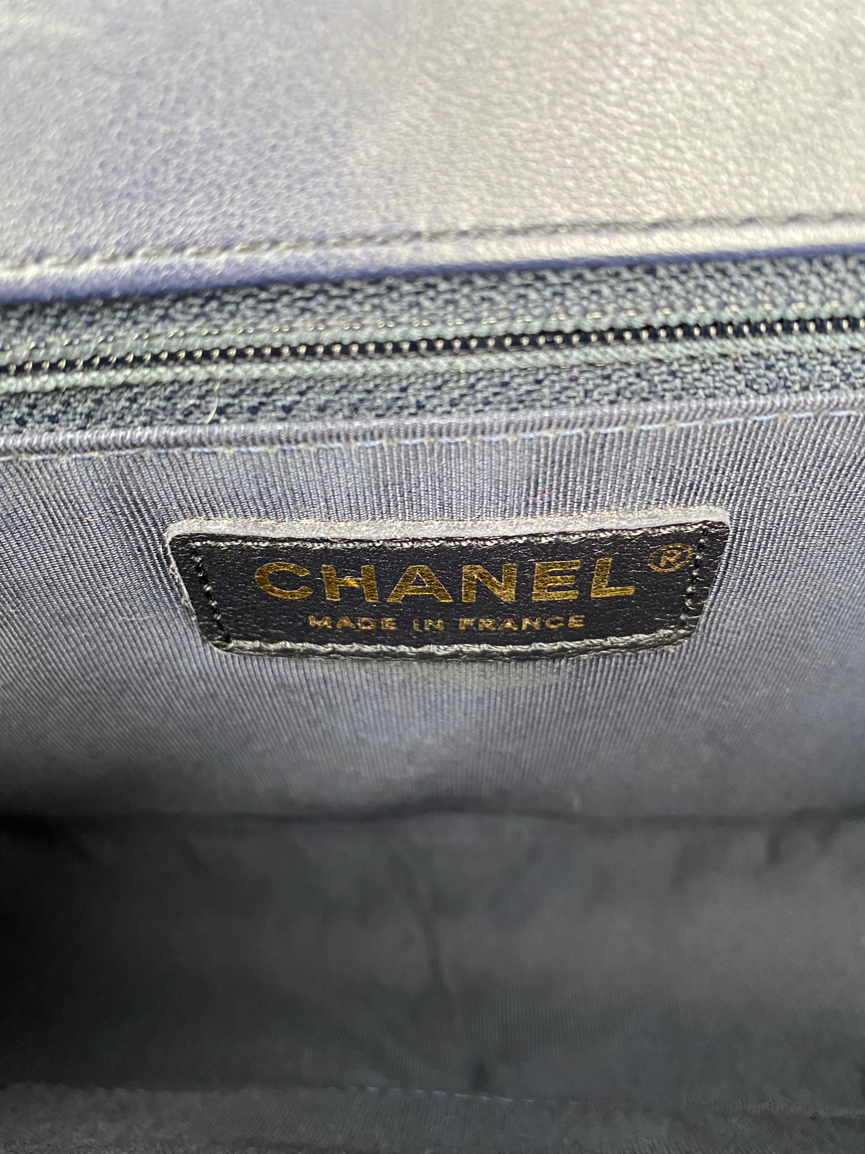 Chanel Large Navy Boy Bag