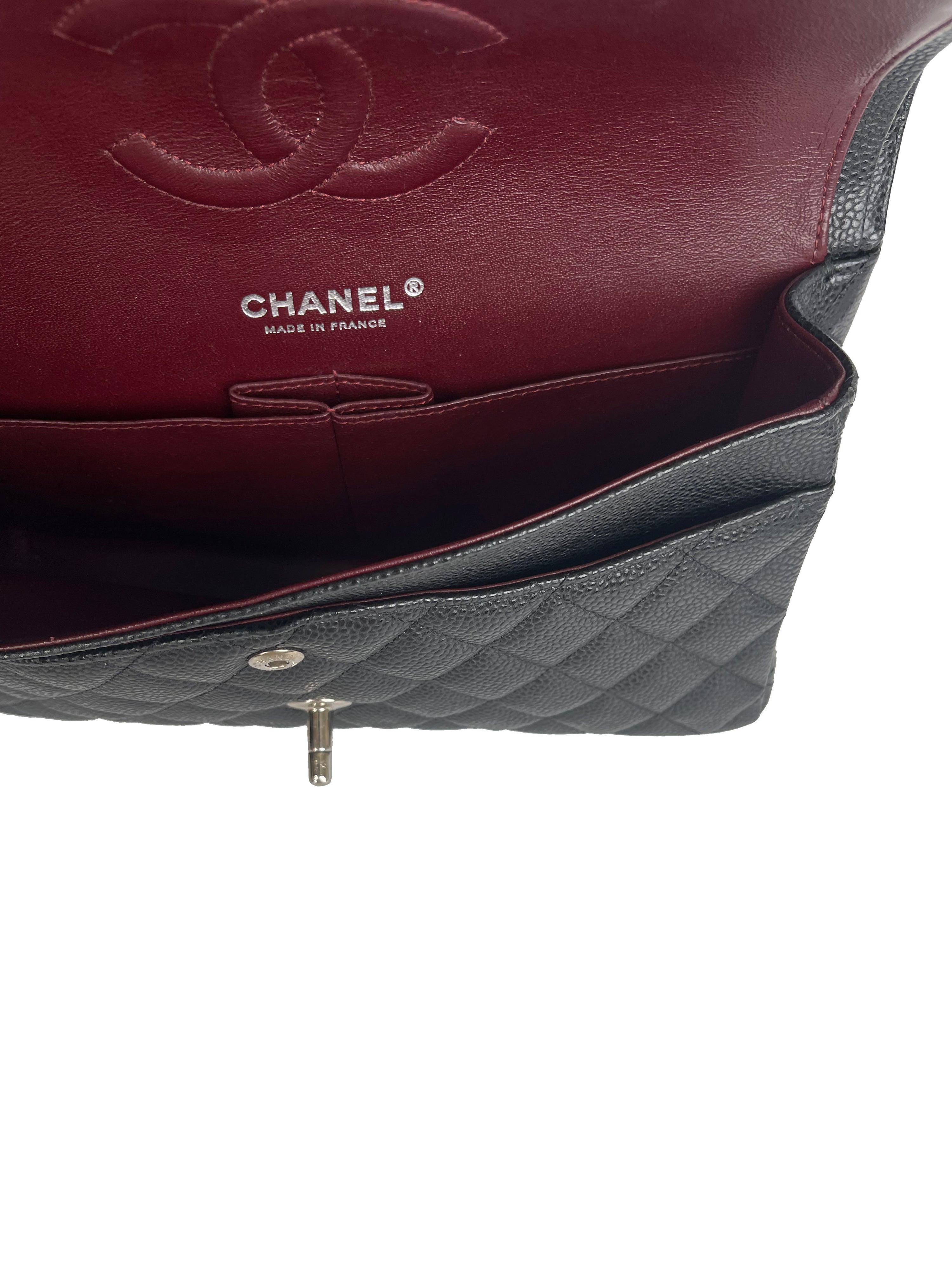 Chanel Medium Caviar Classic Flap Bag SHW