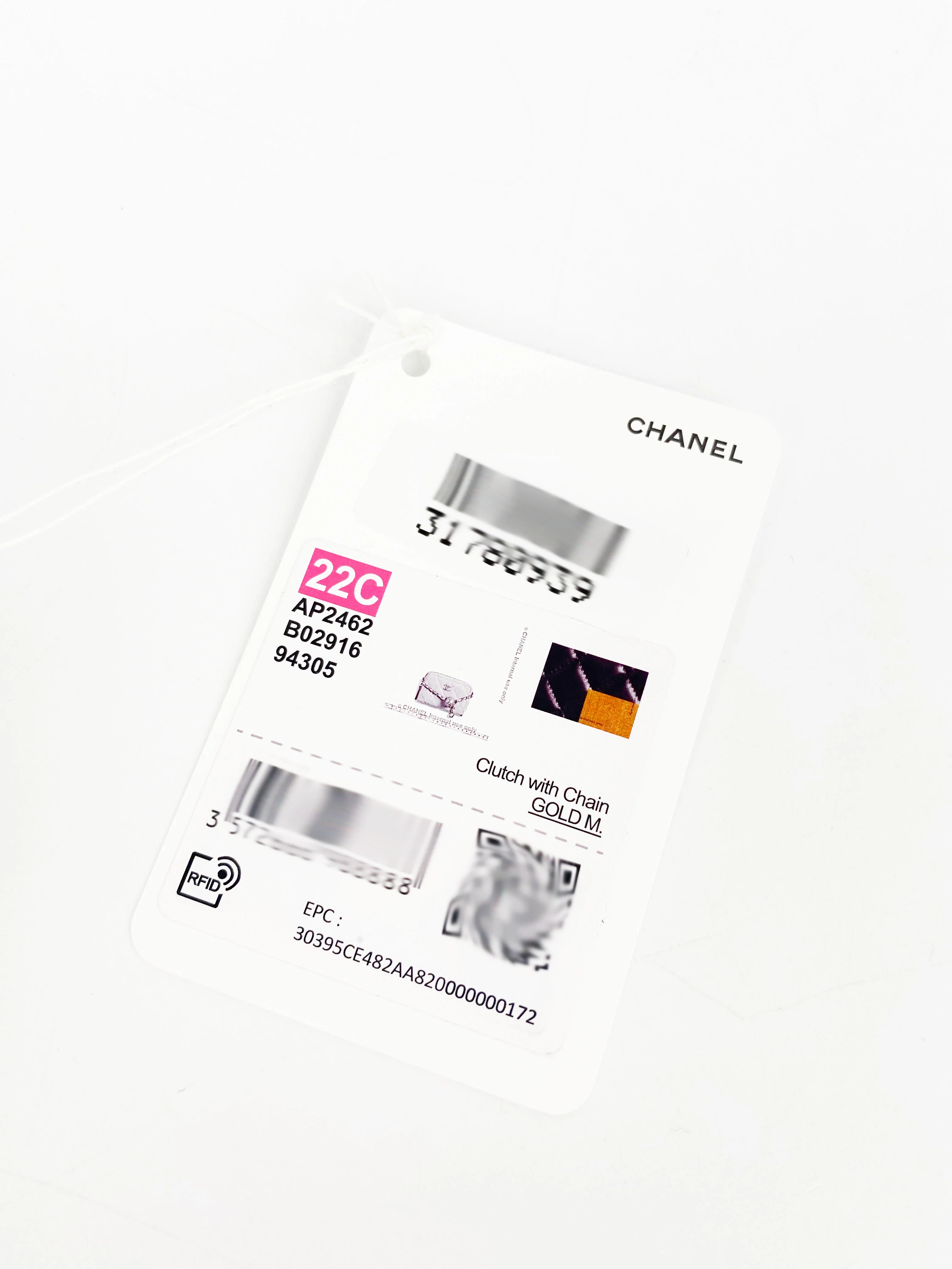 Chanel Black Mini Zip Belt Bag with Pearl Crush