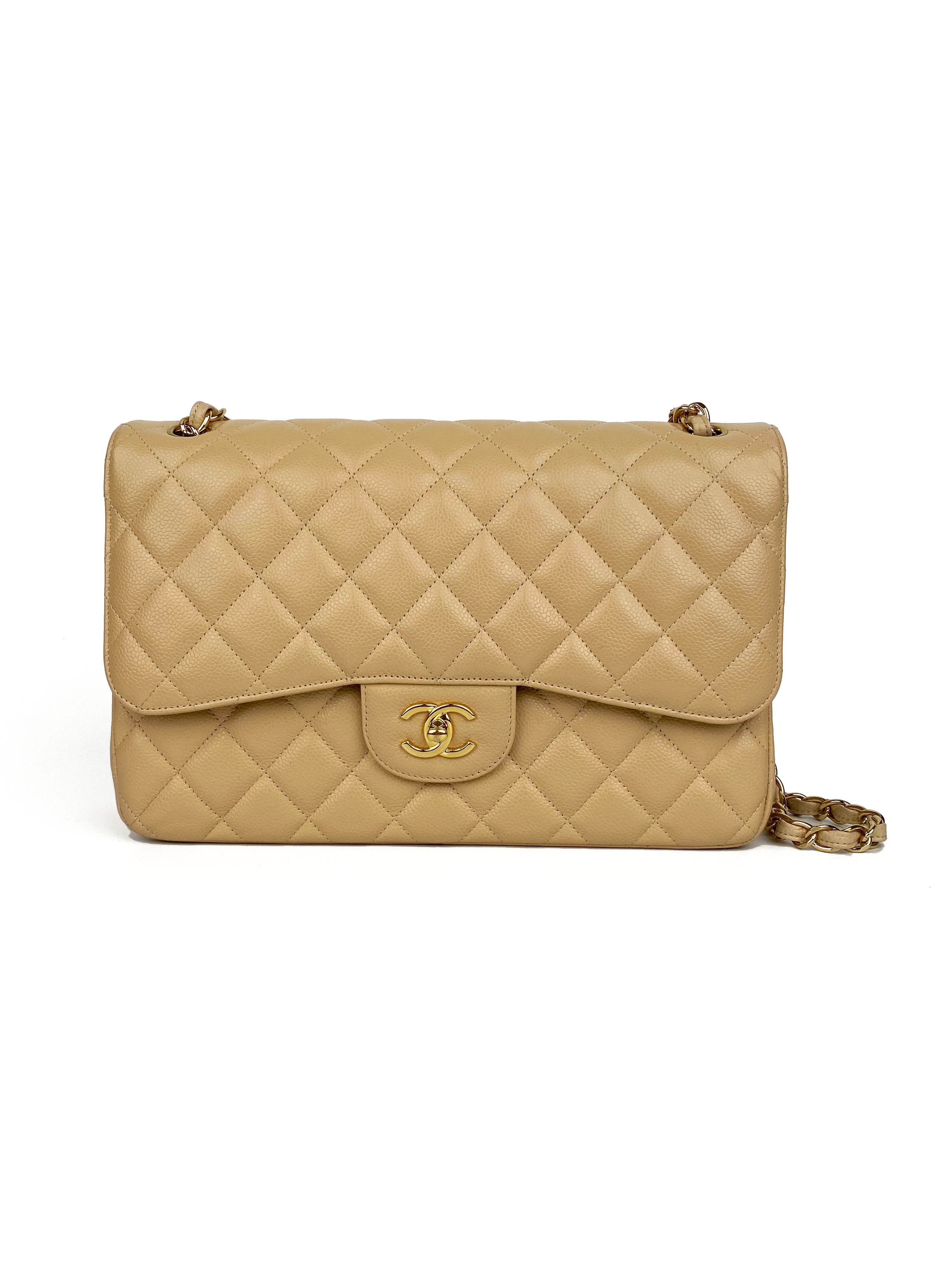 Chanel Nude Jumbo Classic Flap Bag