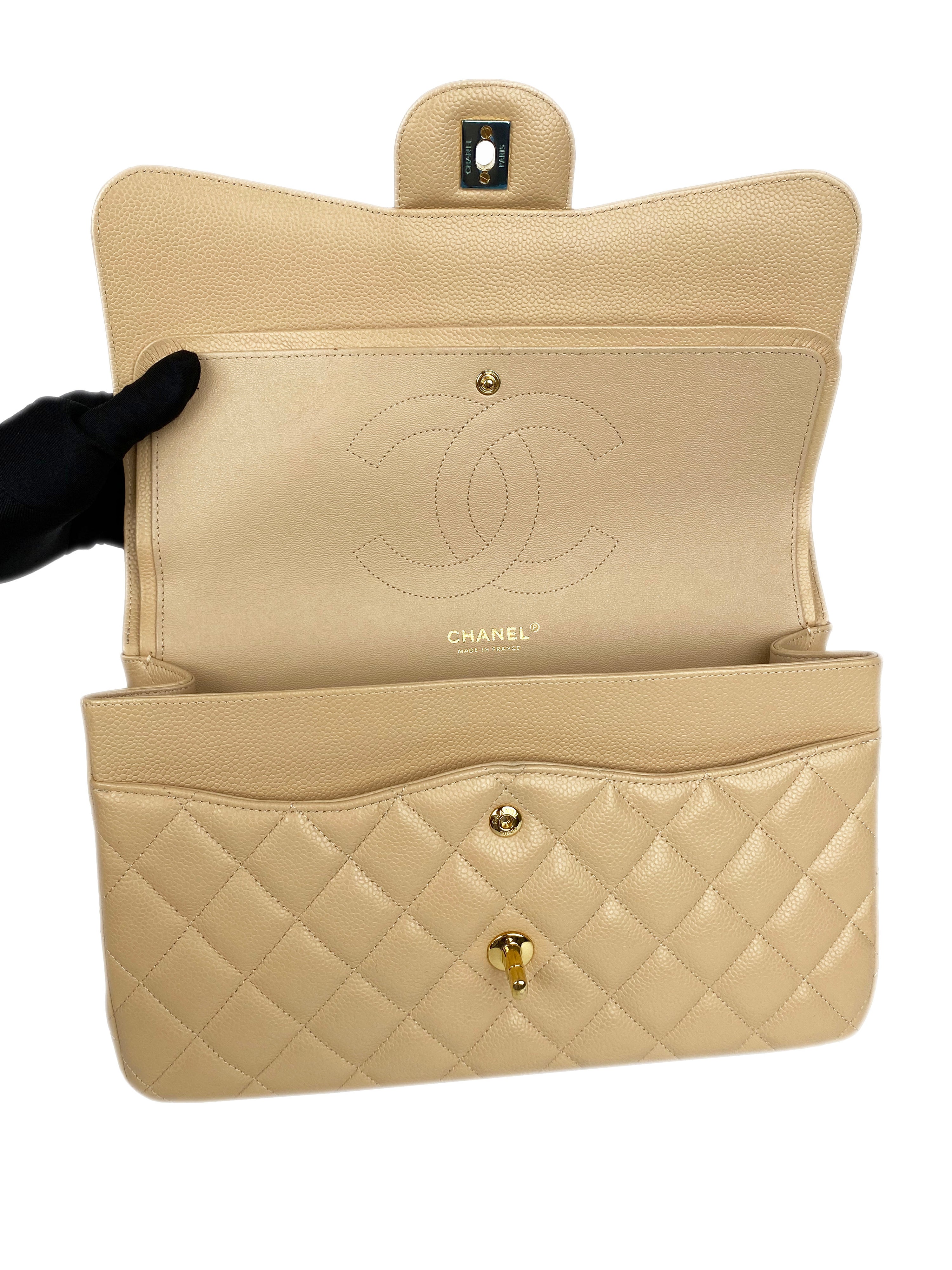 Chanel Nude Jumbo Classic Flap Bag