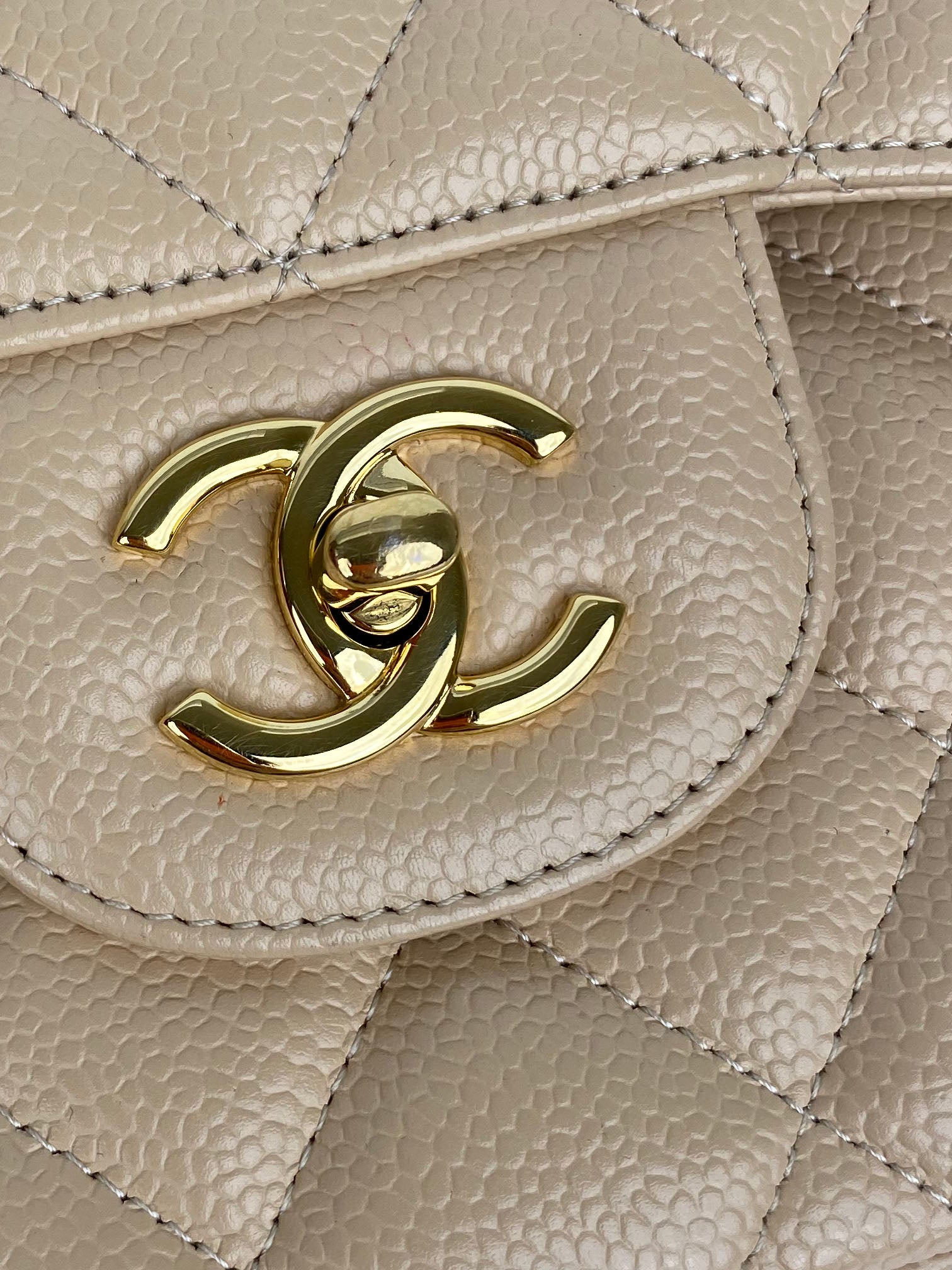 Chanel Nude Jumbo Classic Flap Bag