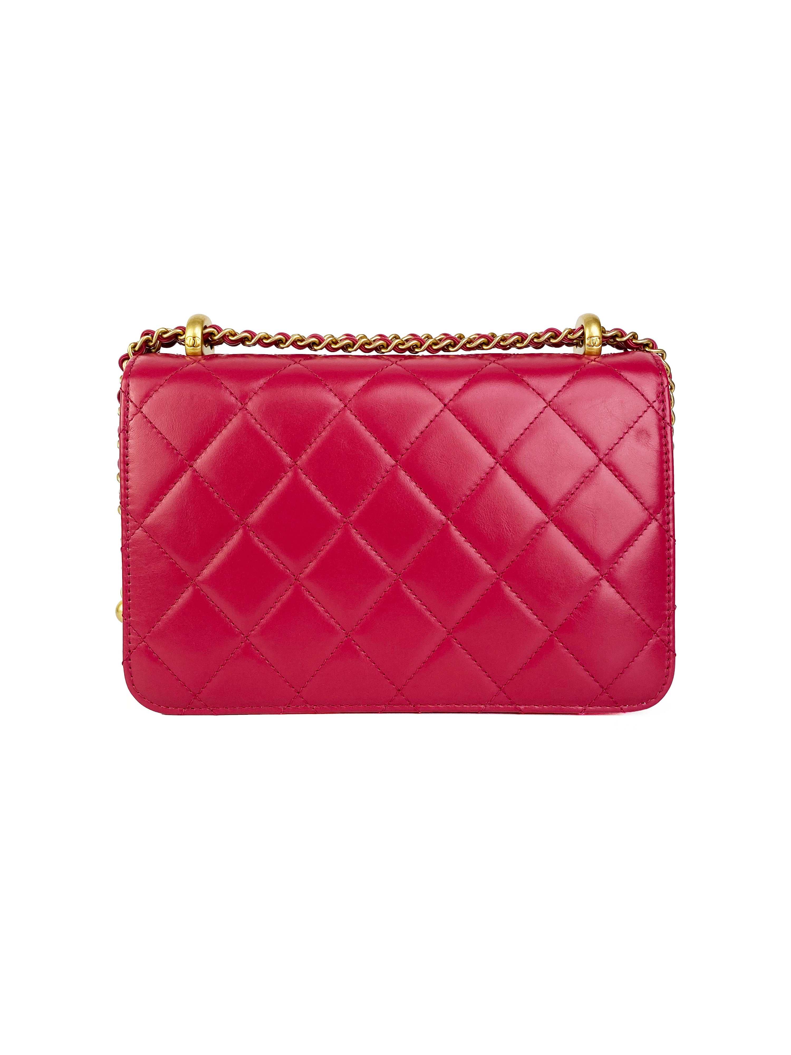 Chanel Small Deep Pink Flap Bag