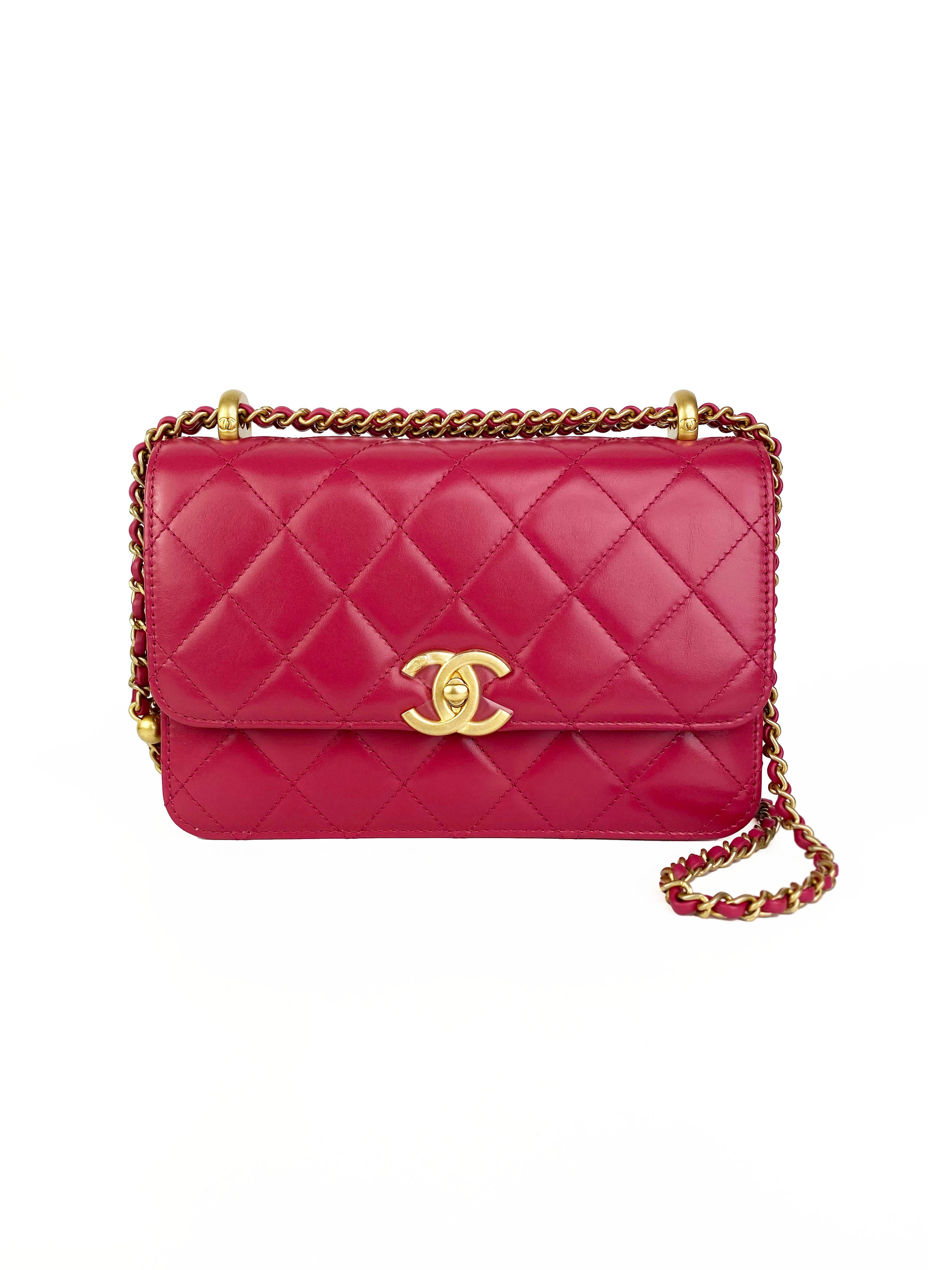 Chanel Small Deep Pink Flap Bag