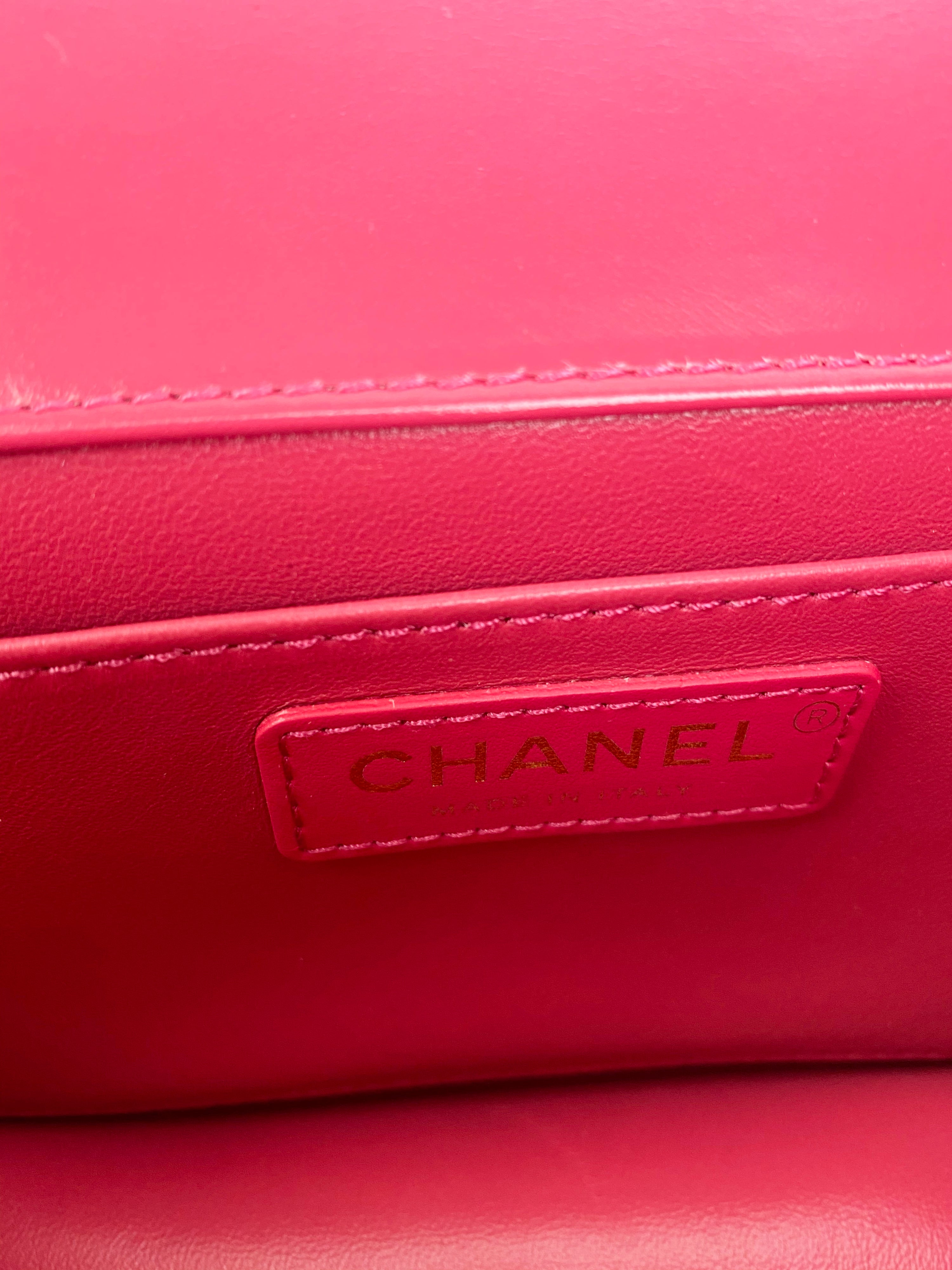 Chanel Small Deep Pink Flap Bag