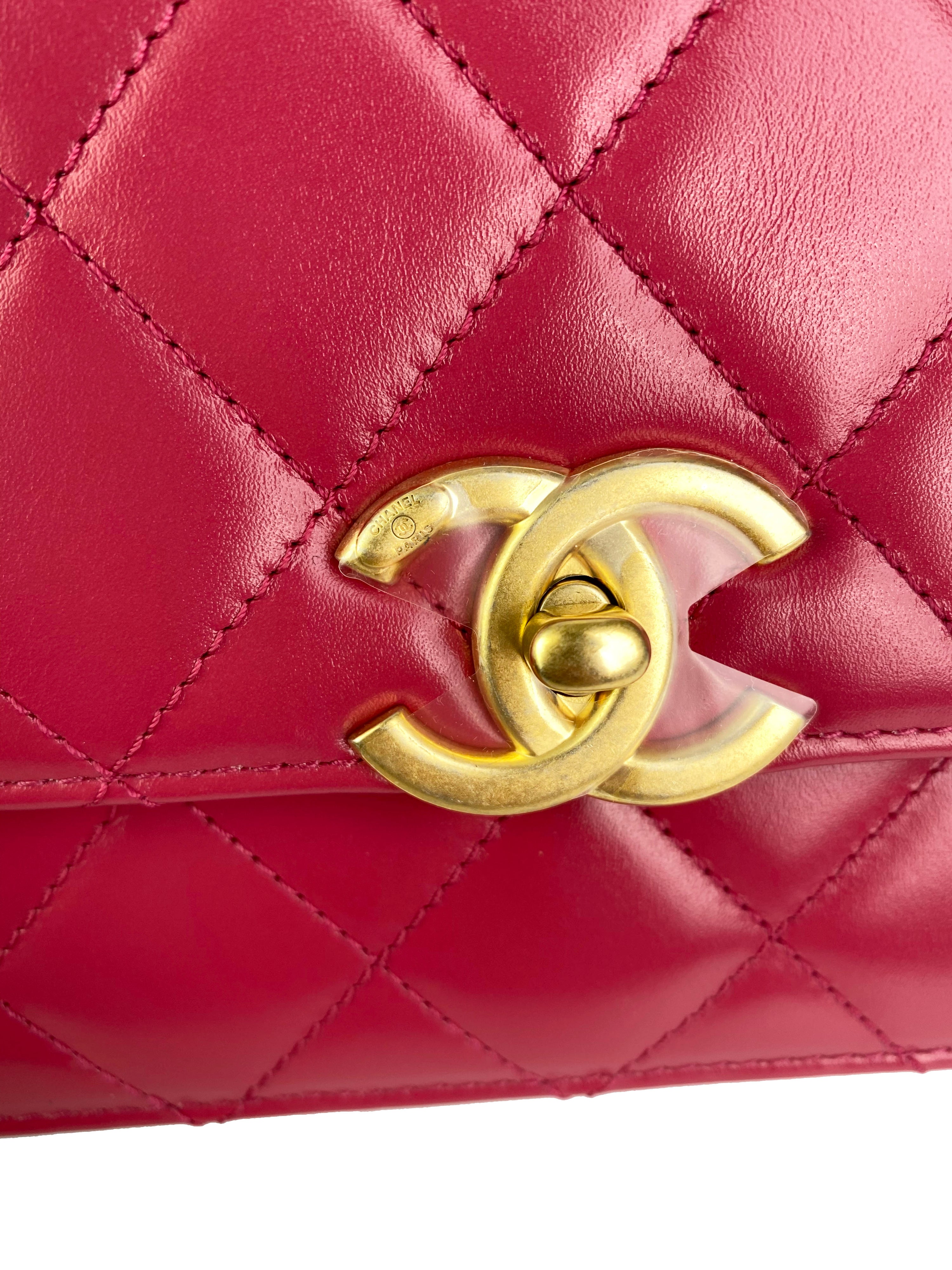 Chanel Small Deep Pink Flap Bag