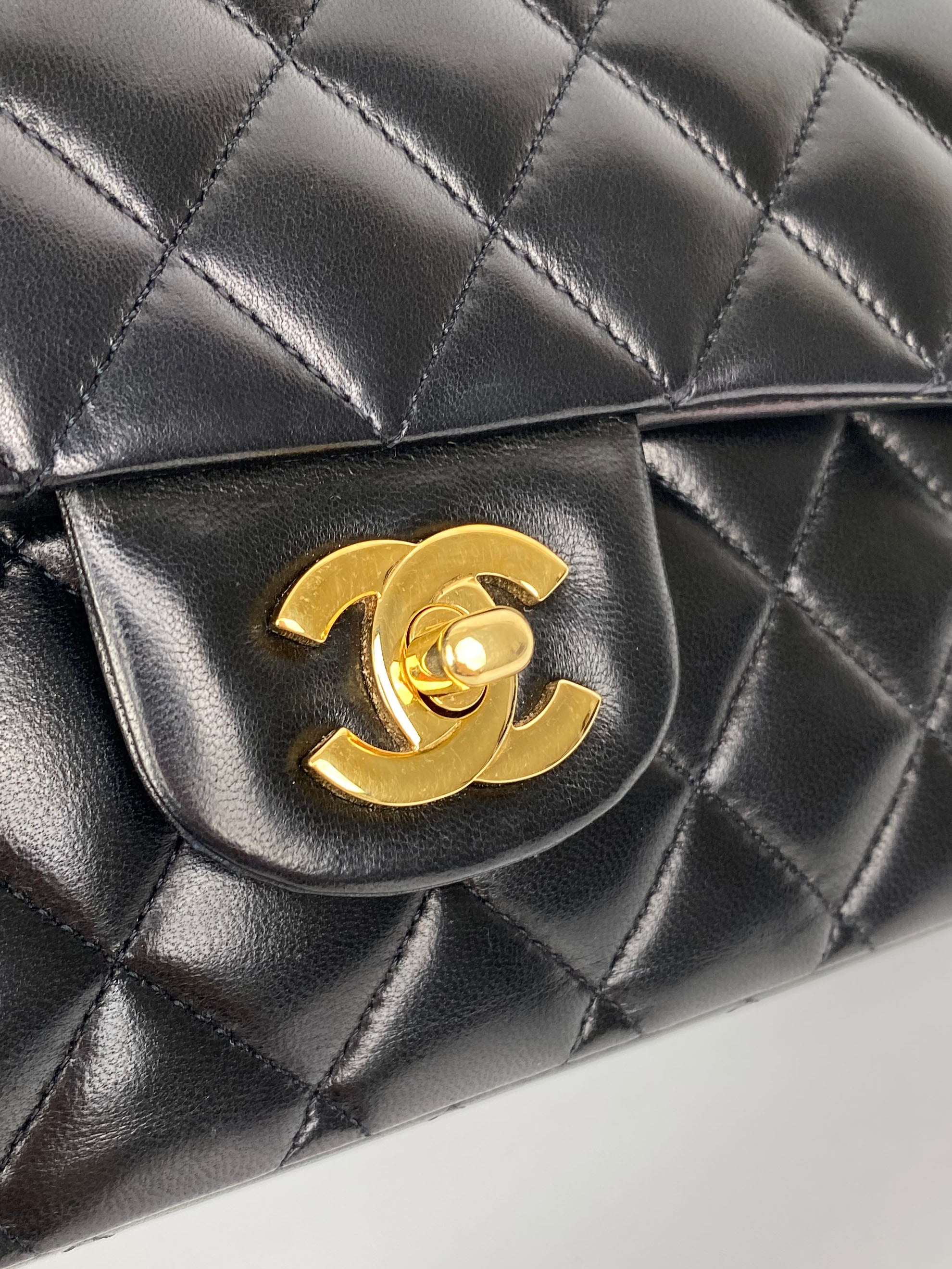 Chanel Black Medium Quilted Classic Flap Bag