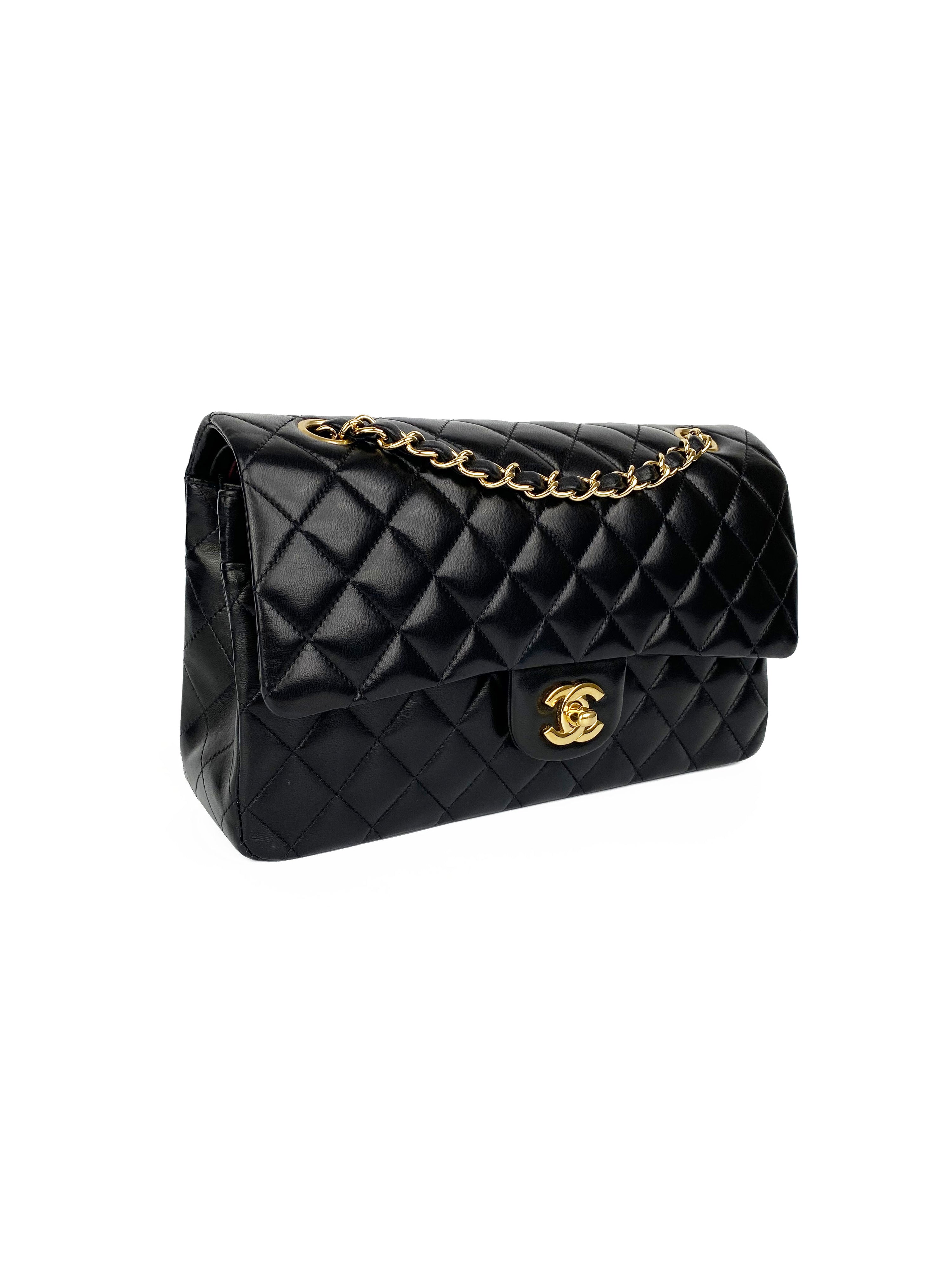 Chanel Black Medium Quilted Classic Flap Bag