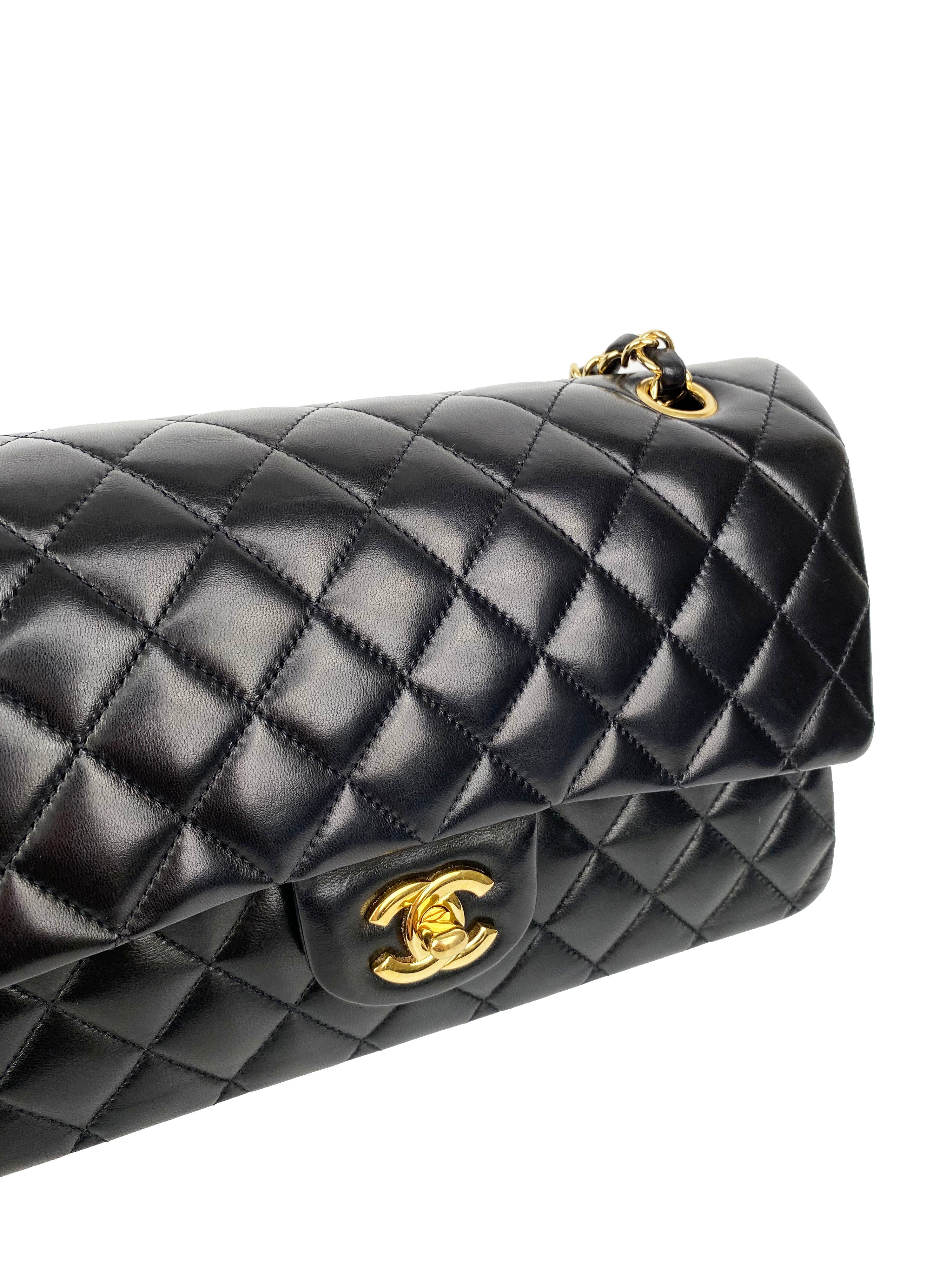 Chanel Black Medium Quilted Classic Flap Bag