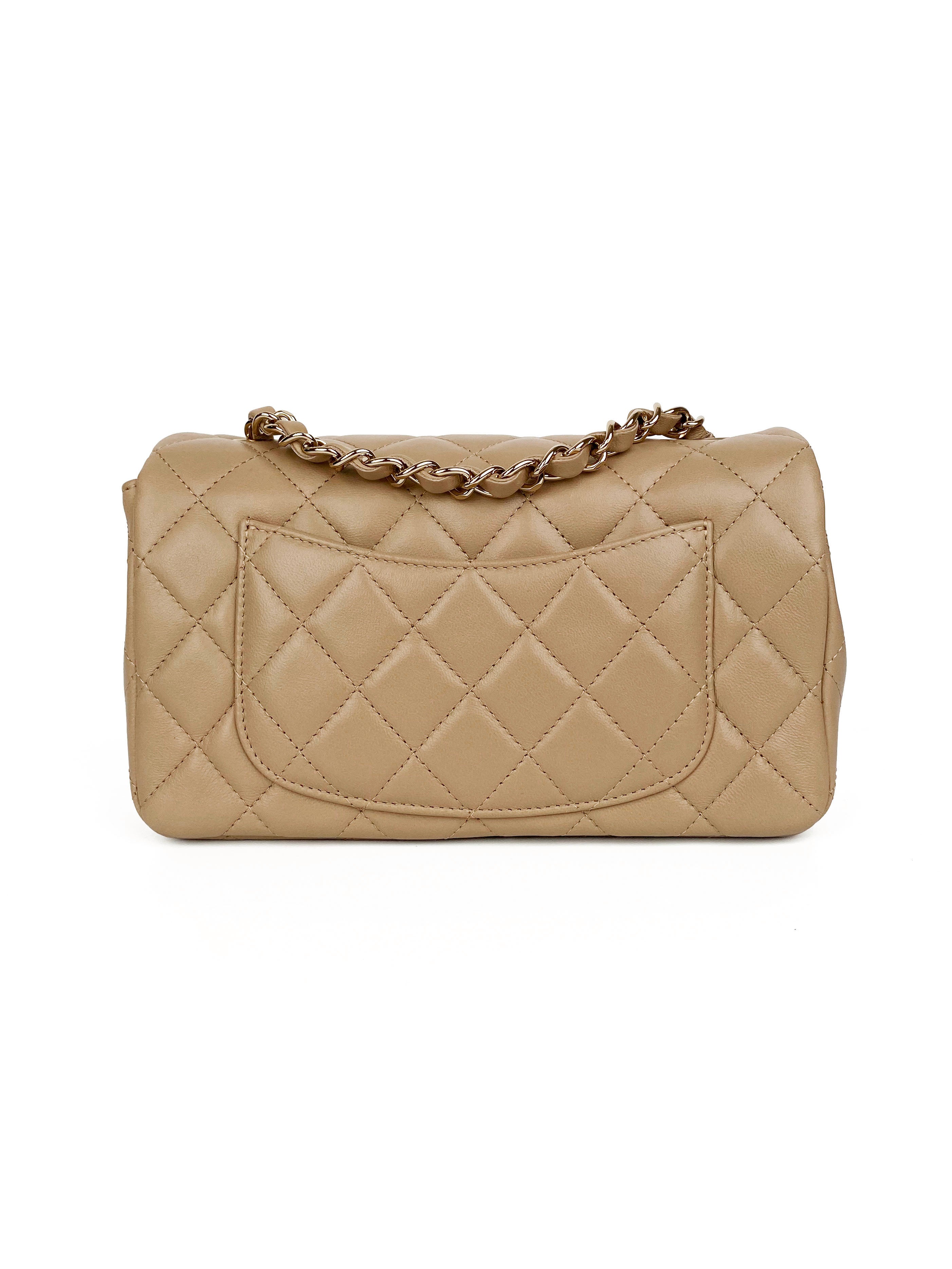 Chanel Light Brown Mini Flap Bag