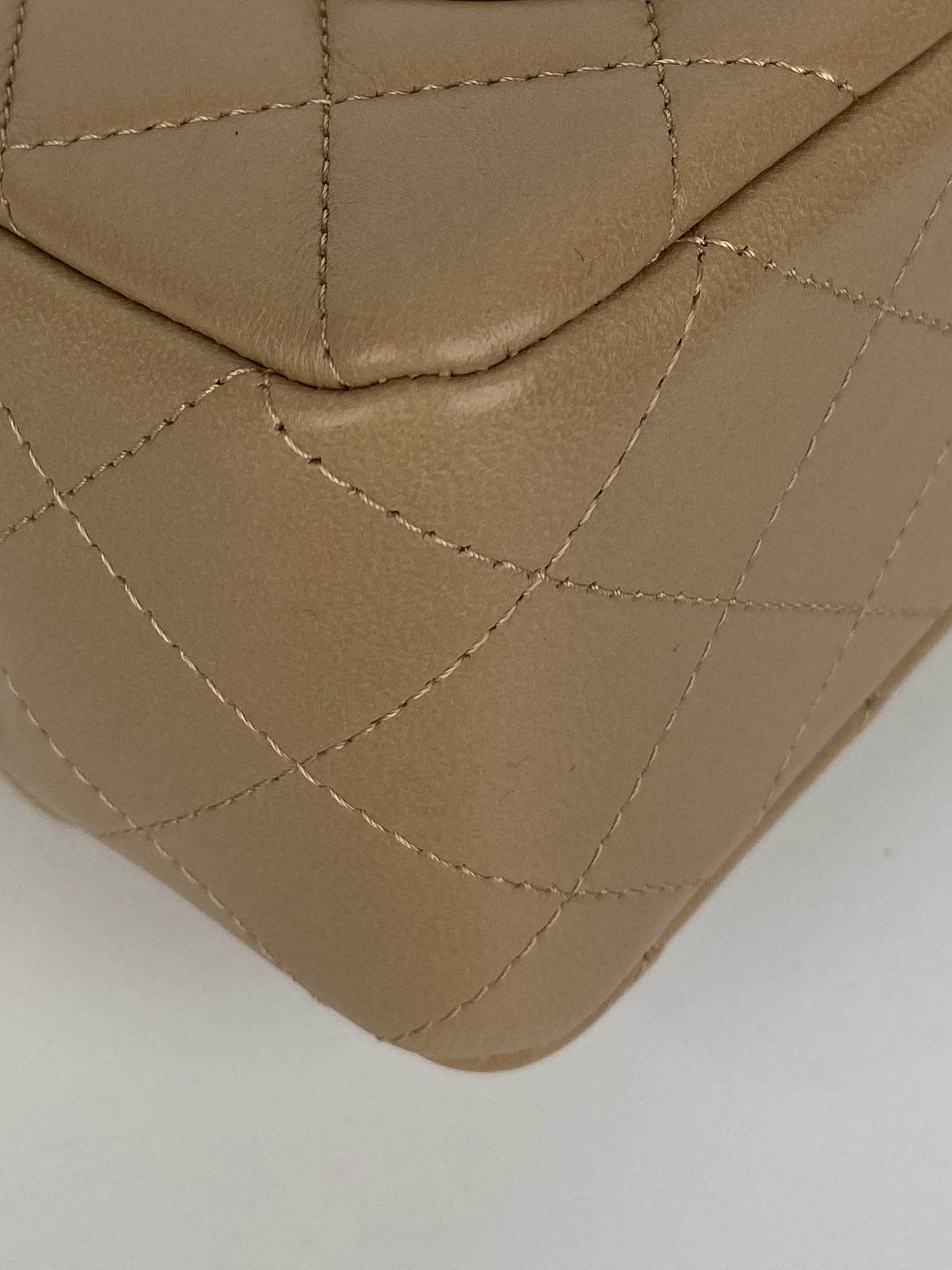 Chanel Light Brown Mini Flap Bag