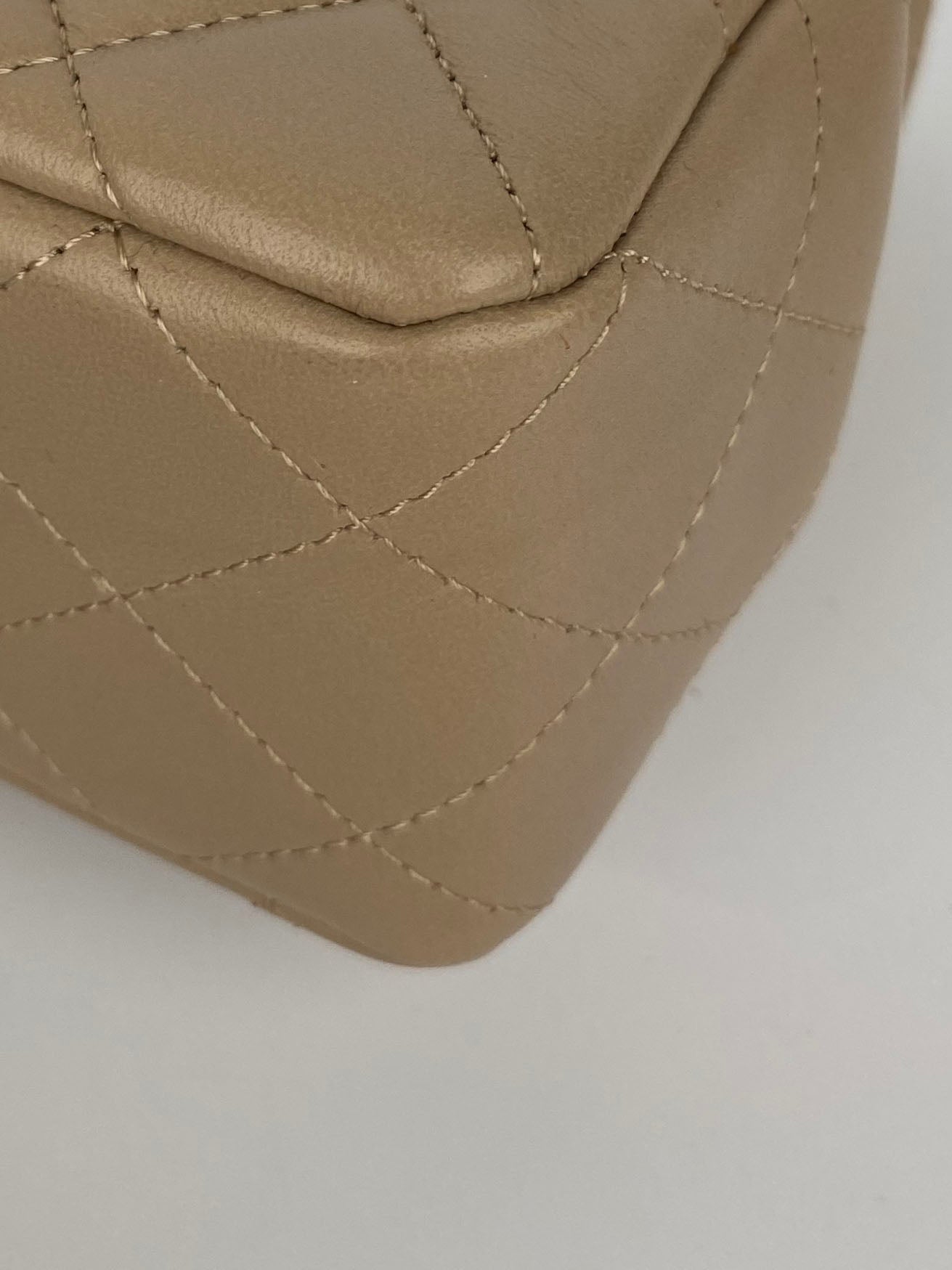 Chanel Light Brown Mini Flap Bag