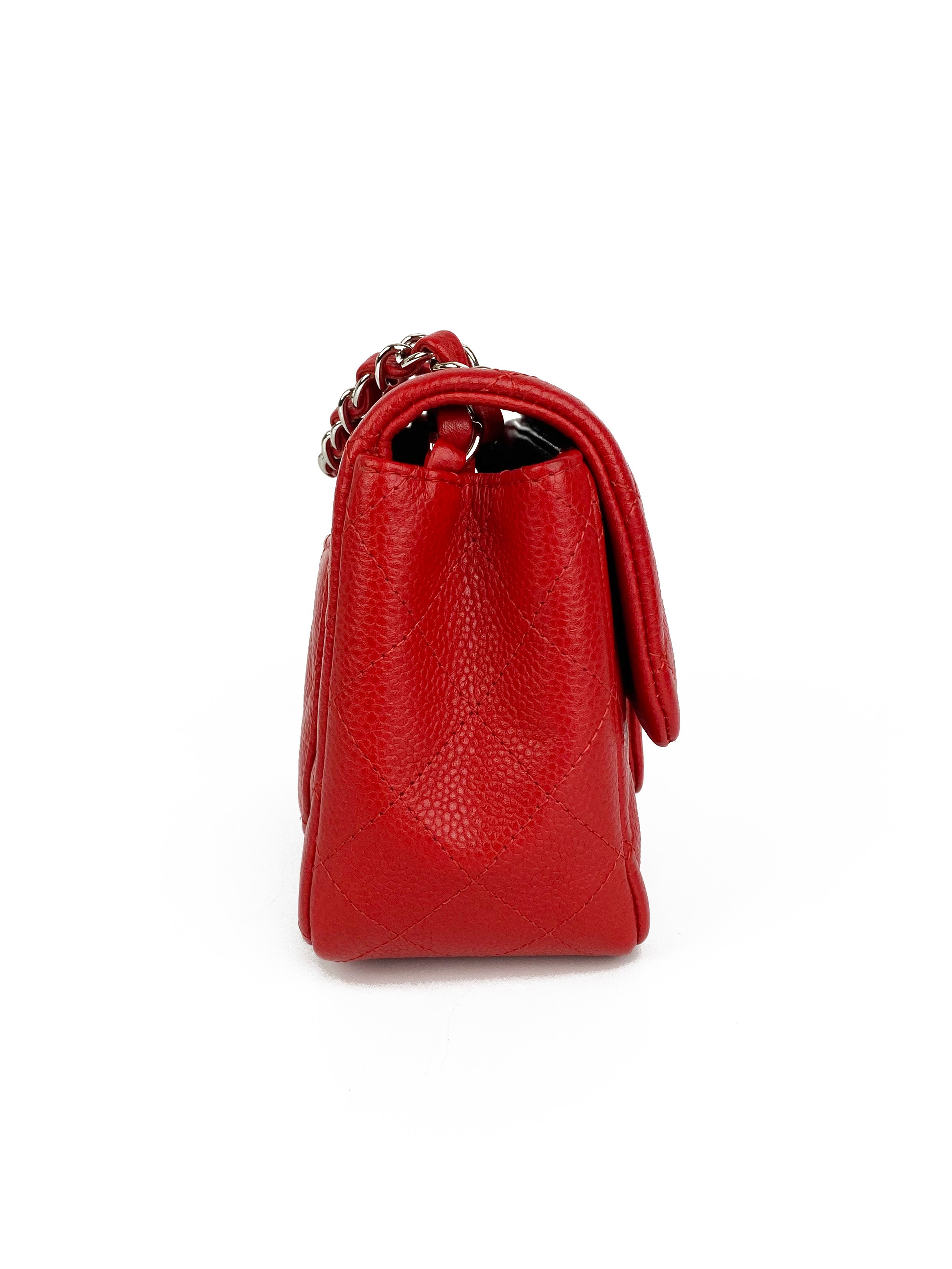 Chanel Mini Red Square Flap Bag