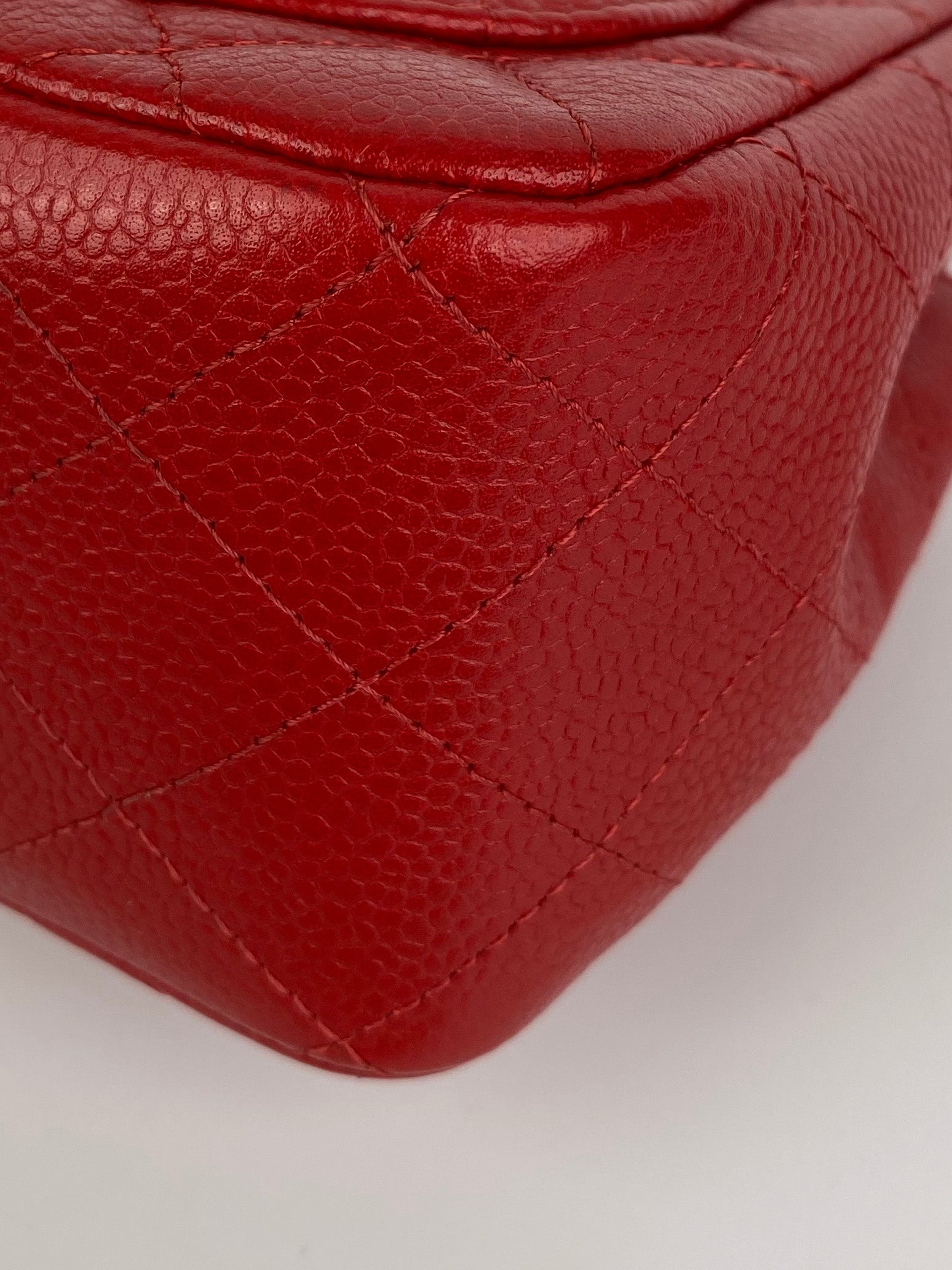 Chanel Mini Red Square Flap Bag