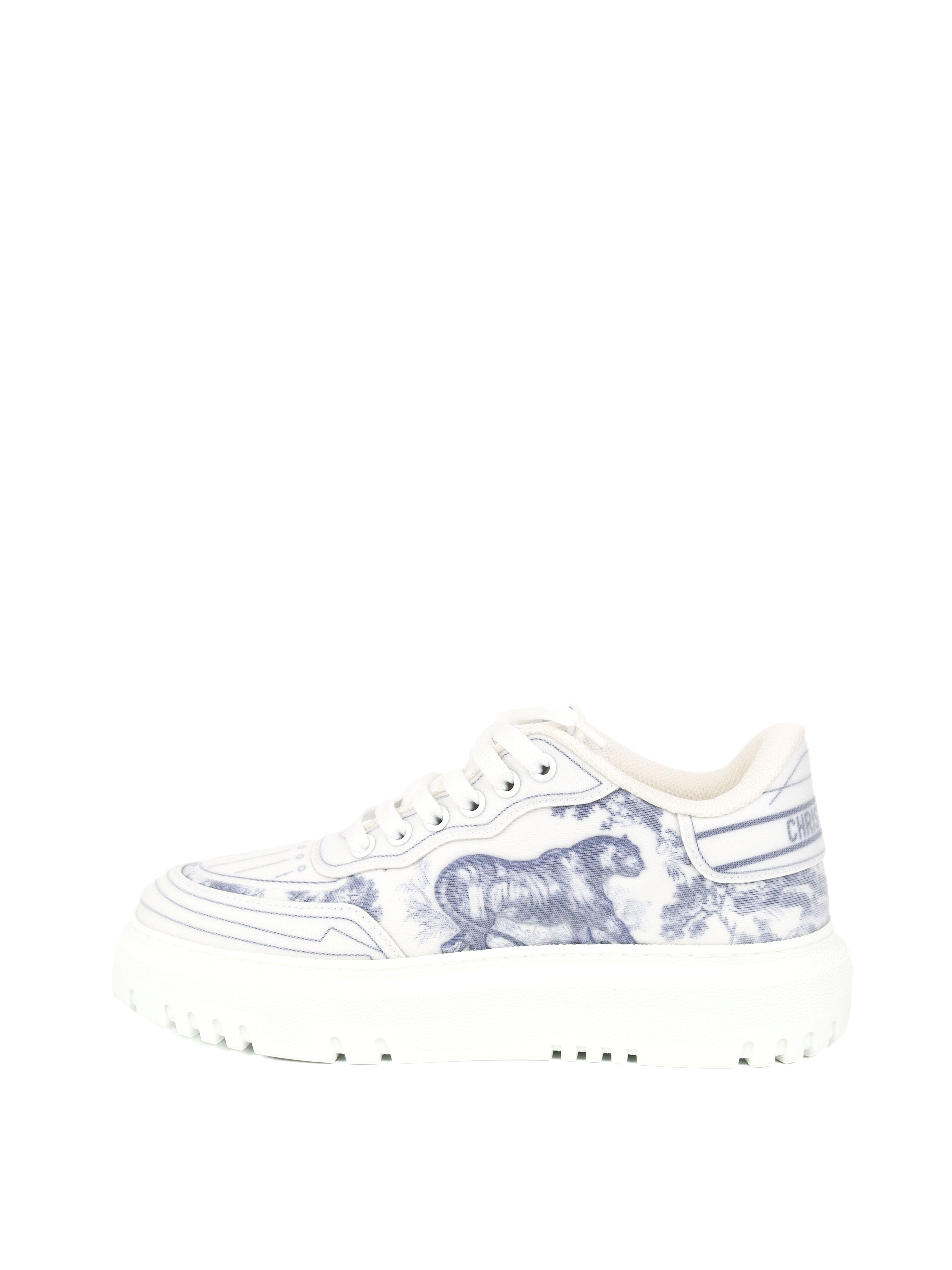 Dior Addict Toile de Jouy Blue/White Sneakers 37.5