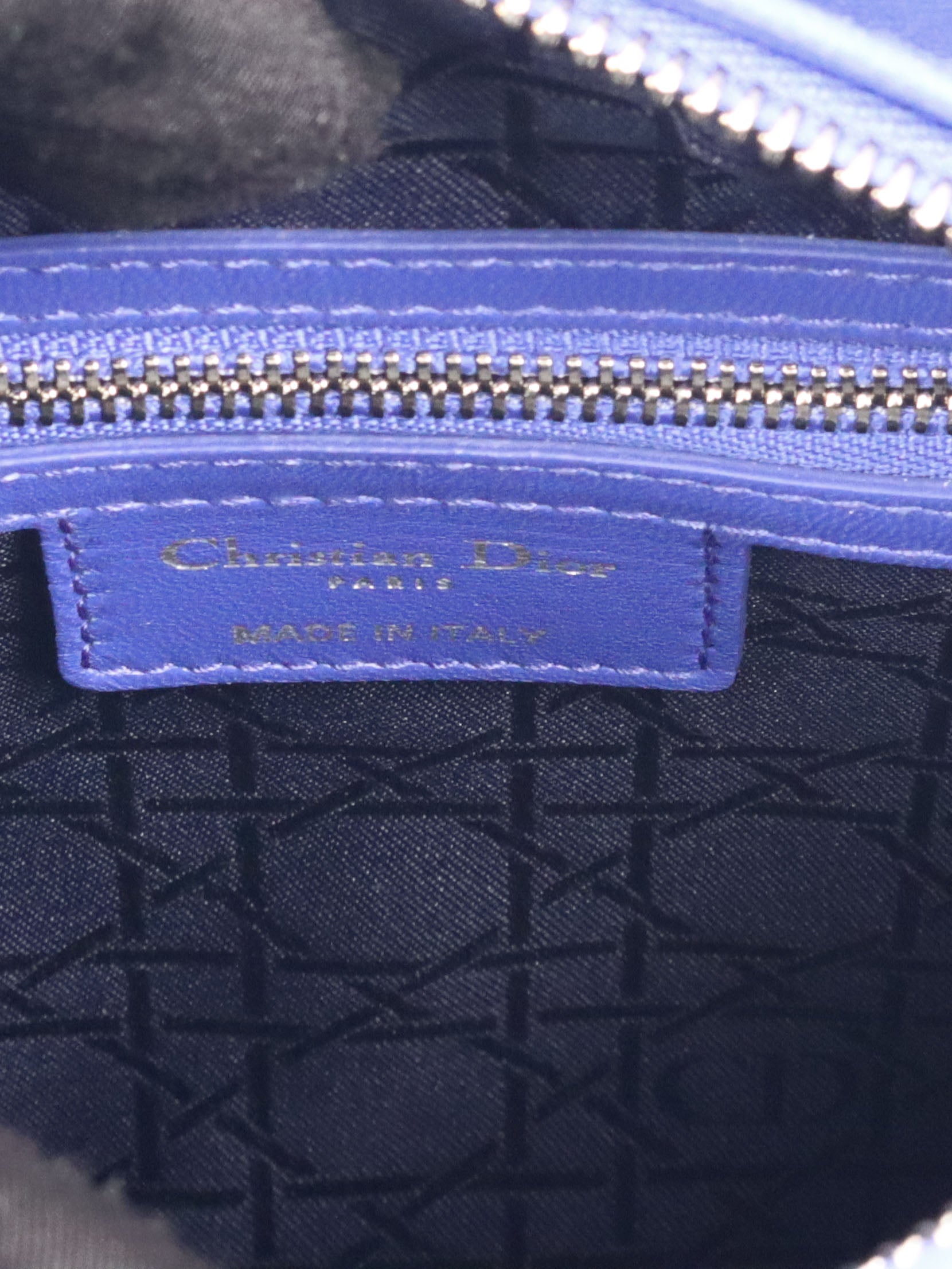 Dior Blue Medium Lady Dior Bag