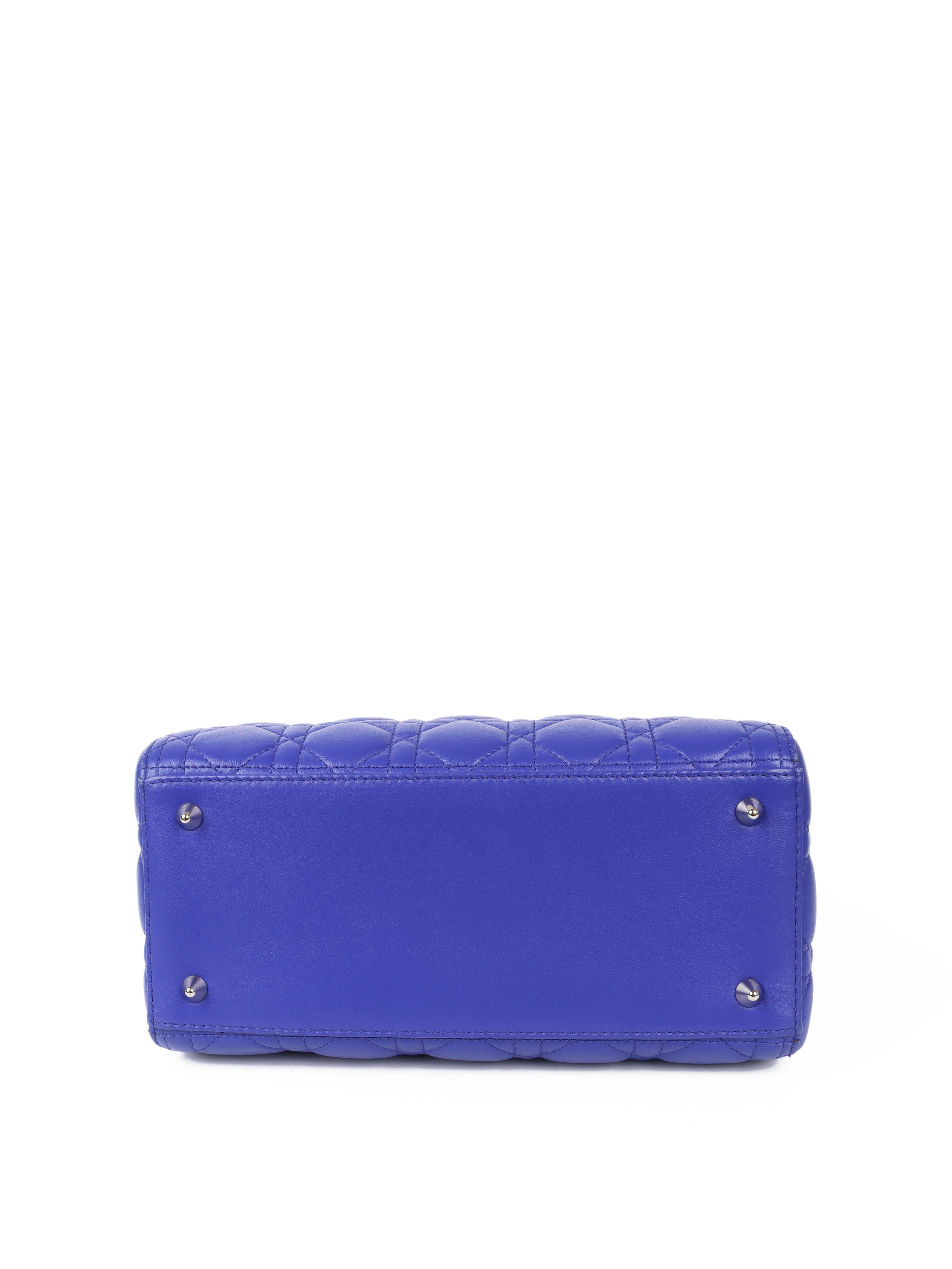 Dior Blue Medium Lady Dior Bag