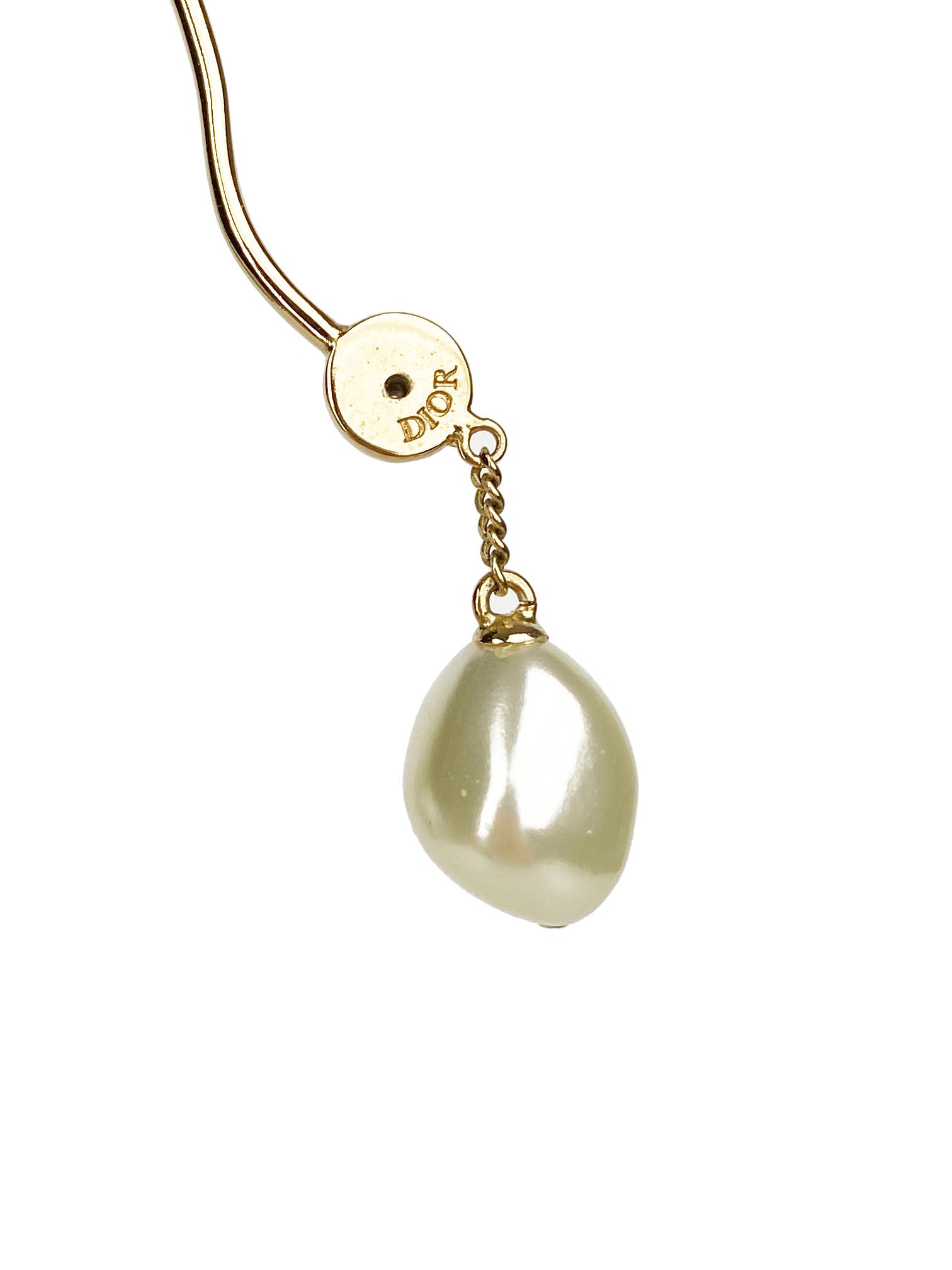 Dior CD Pearl Ear Cuff Earring