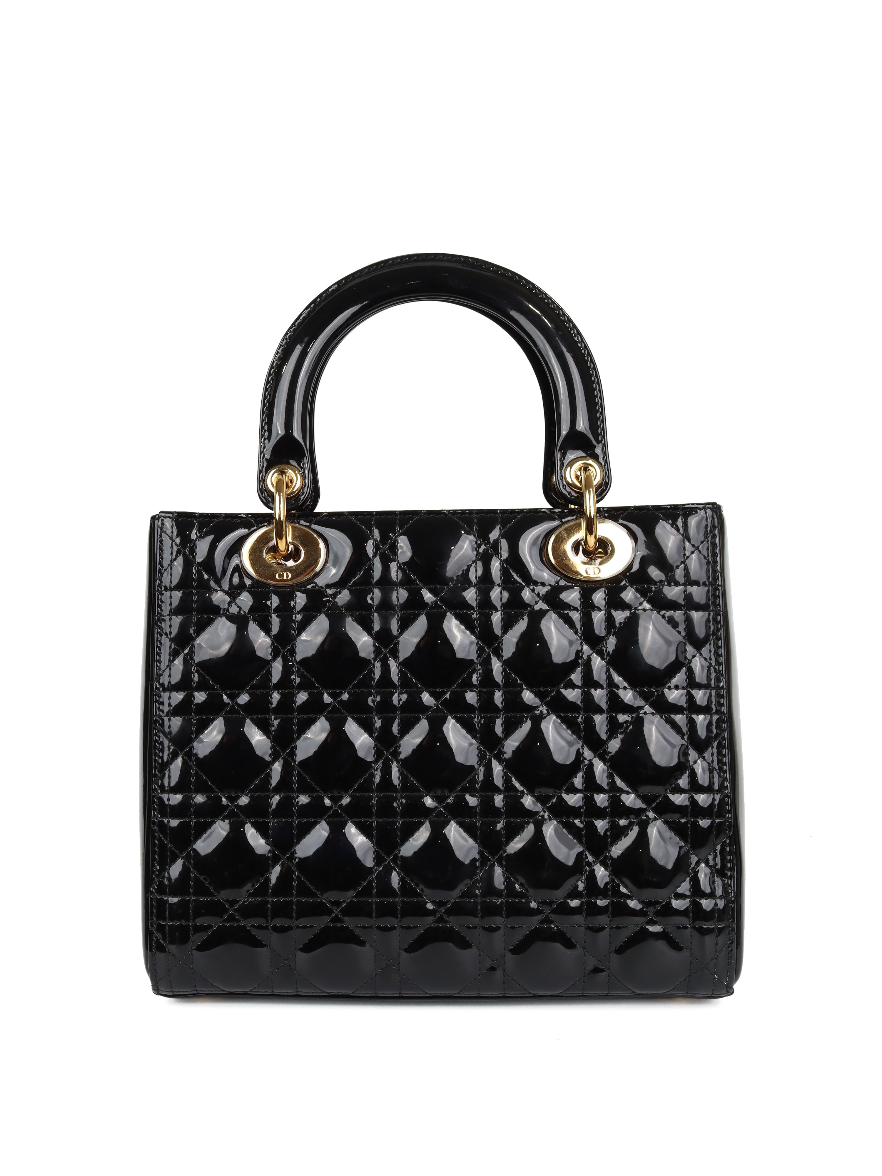 Dior Medium Black Lady Dior Bag