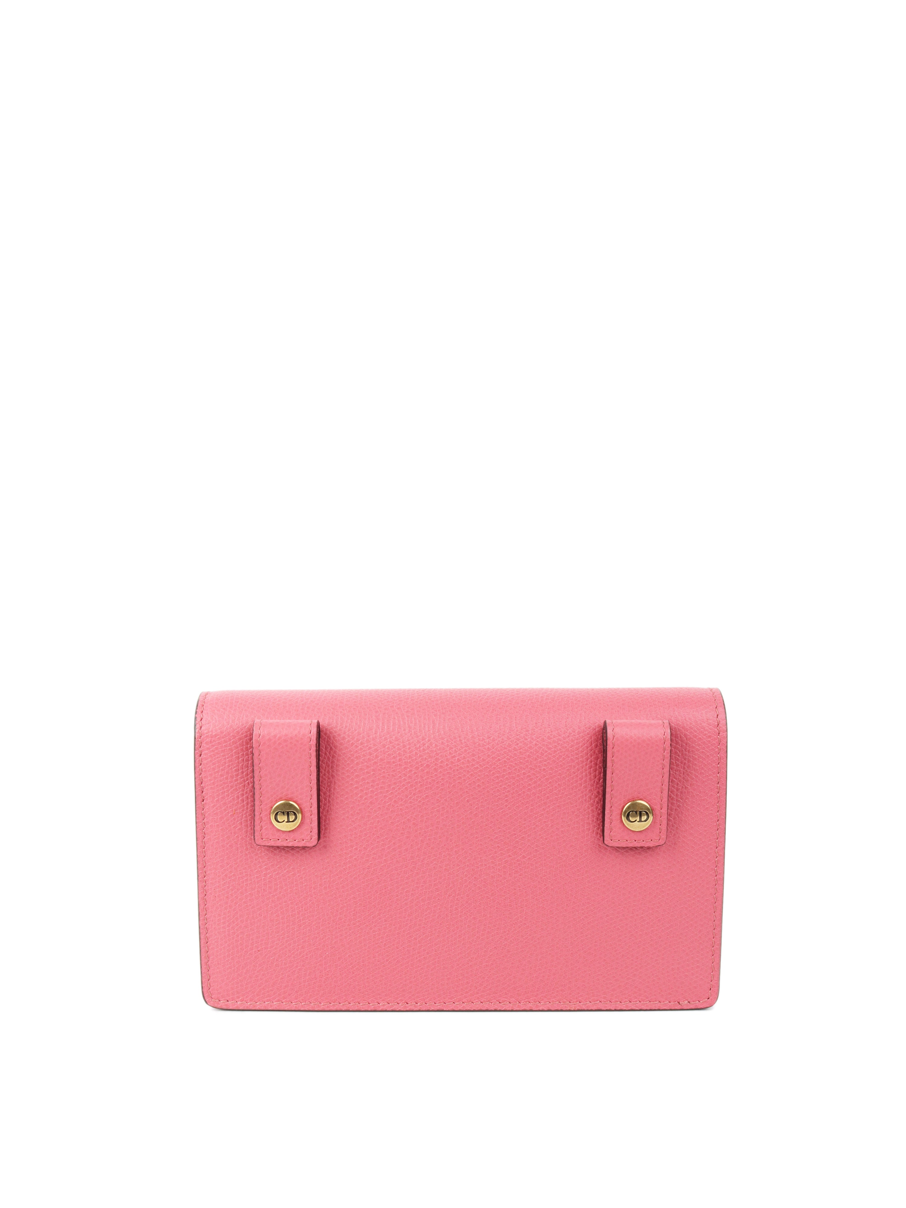 Dior Pink Saddle Pouch Belt Bag