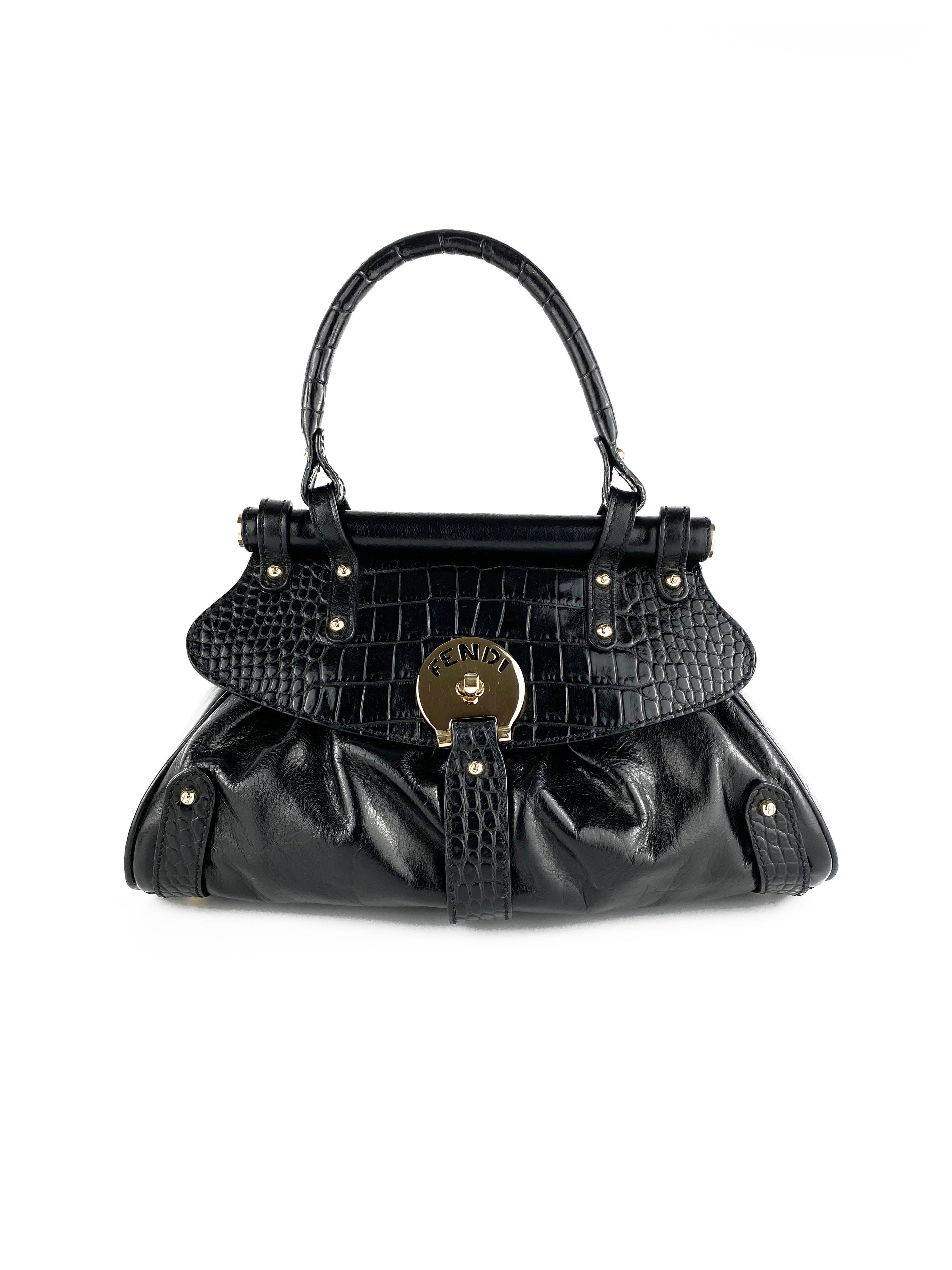 Fendi Black Borsa Magic Picola Bag