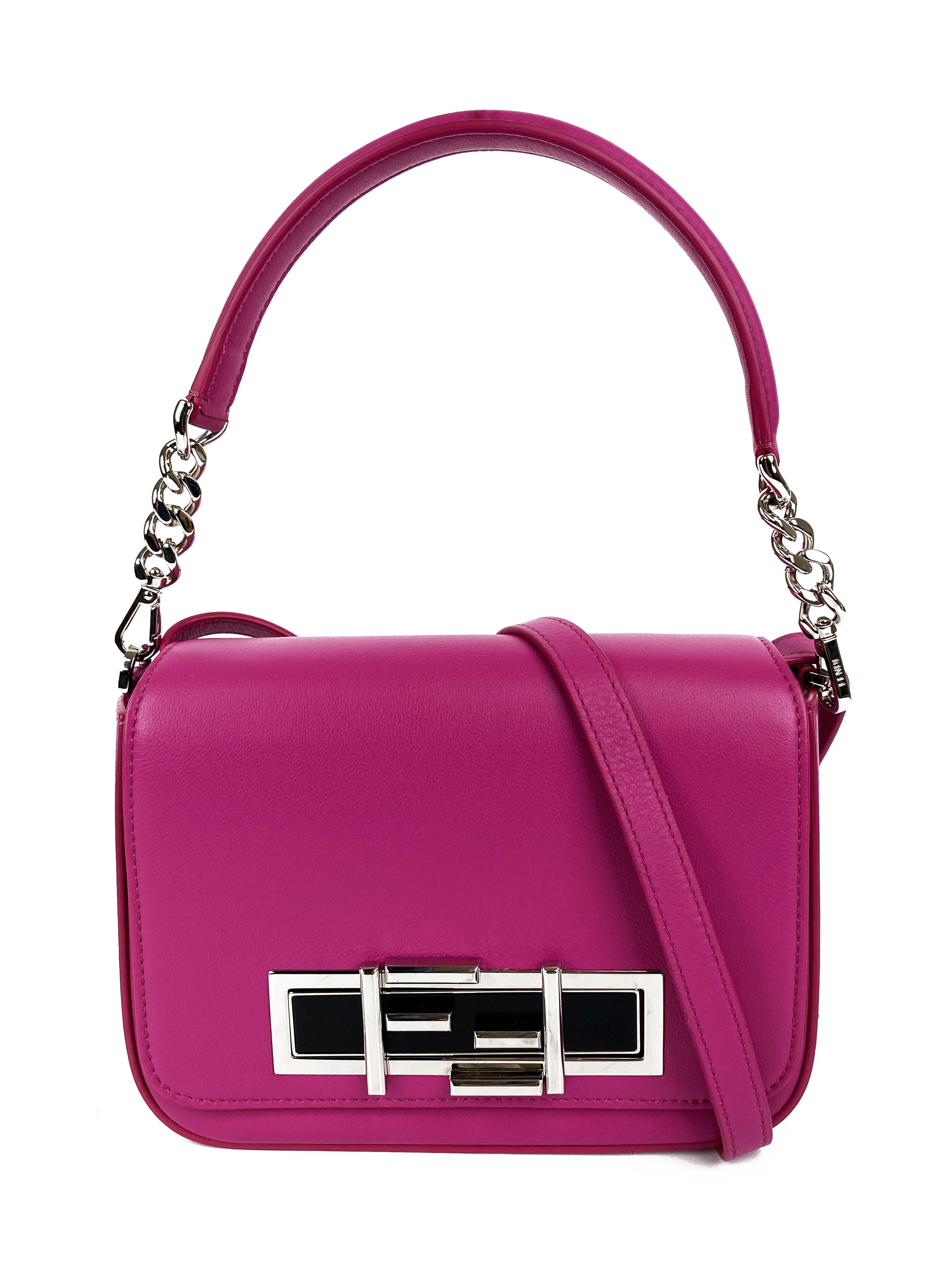 Fendi Magenta 3 Baguette Bag