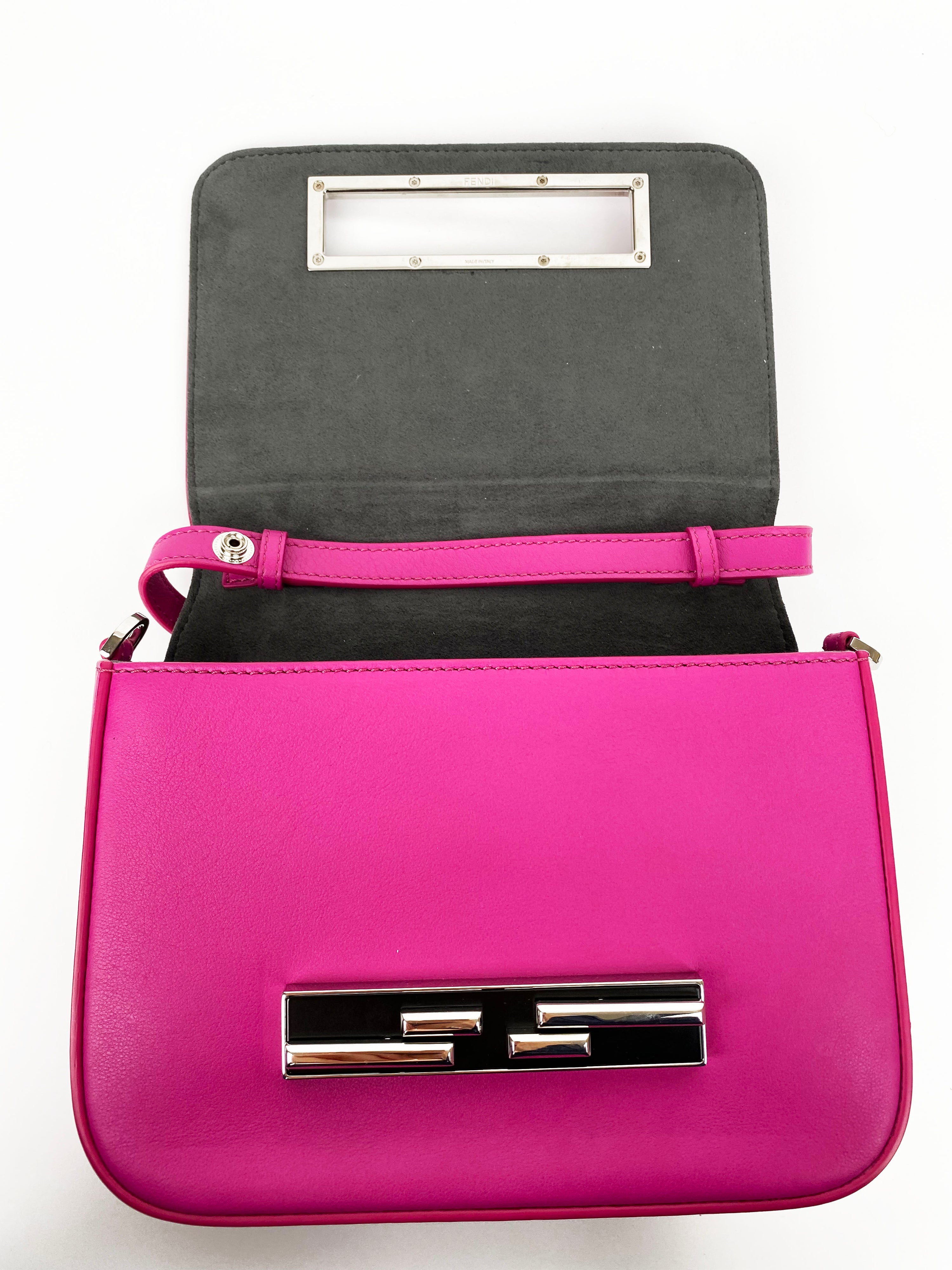 Fendi Magenta 3 Baguette Bag