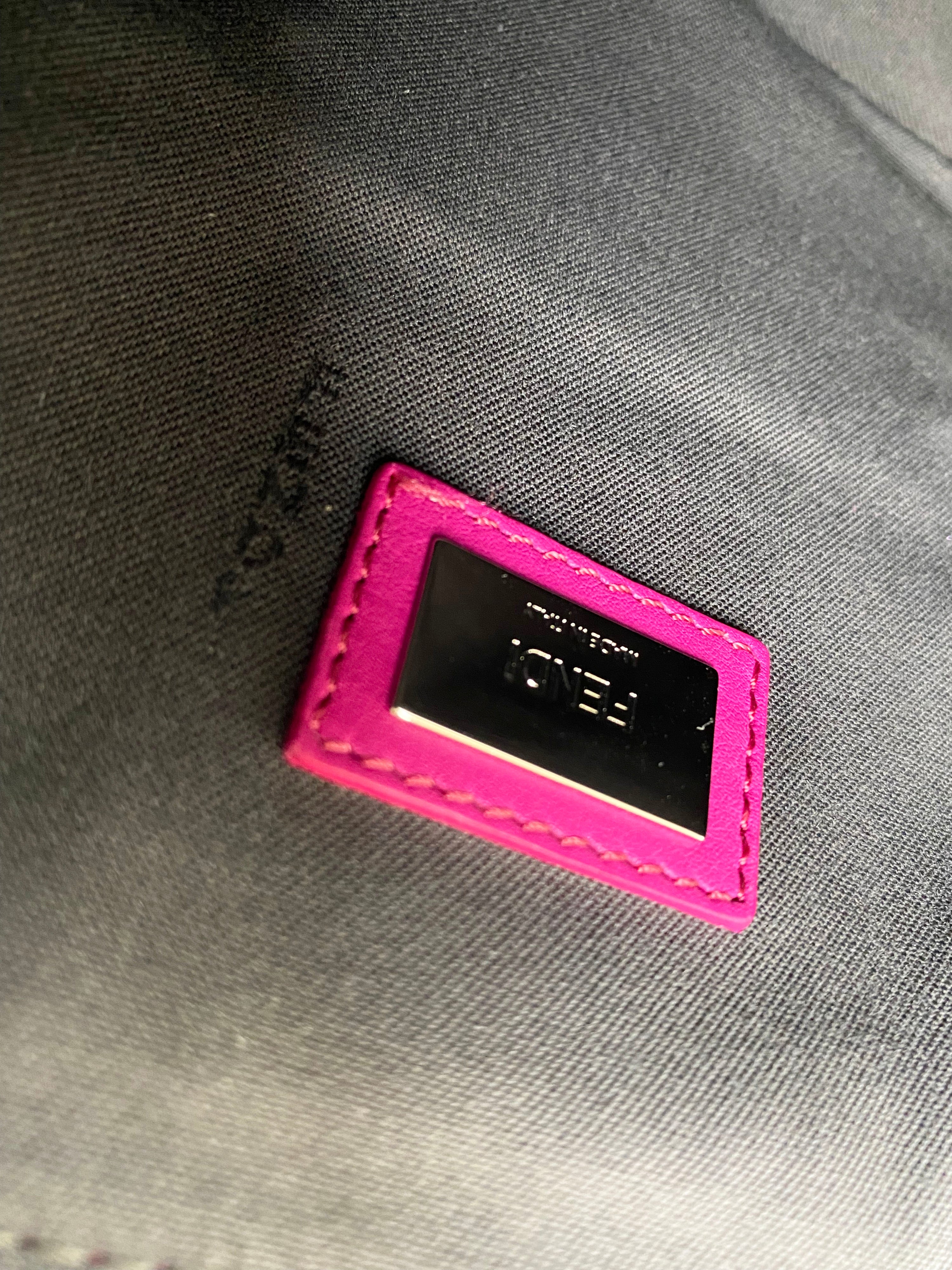 Fendi Magenta 3 Baguette Bag