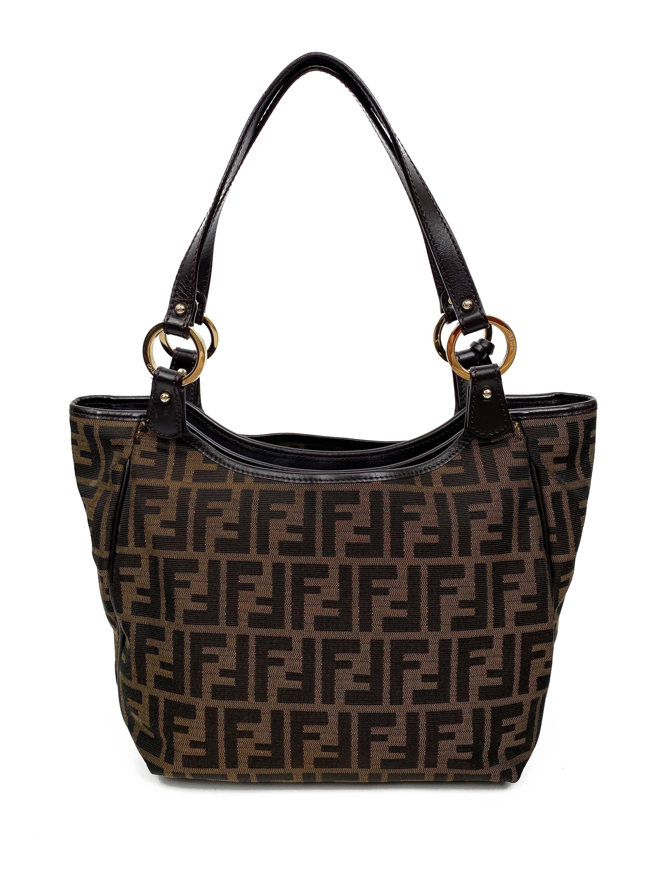 Fendi Small Monogram Tote Bag