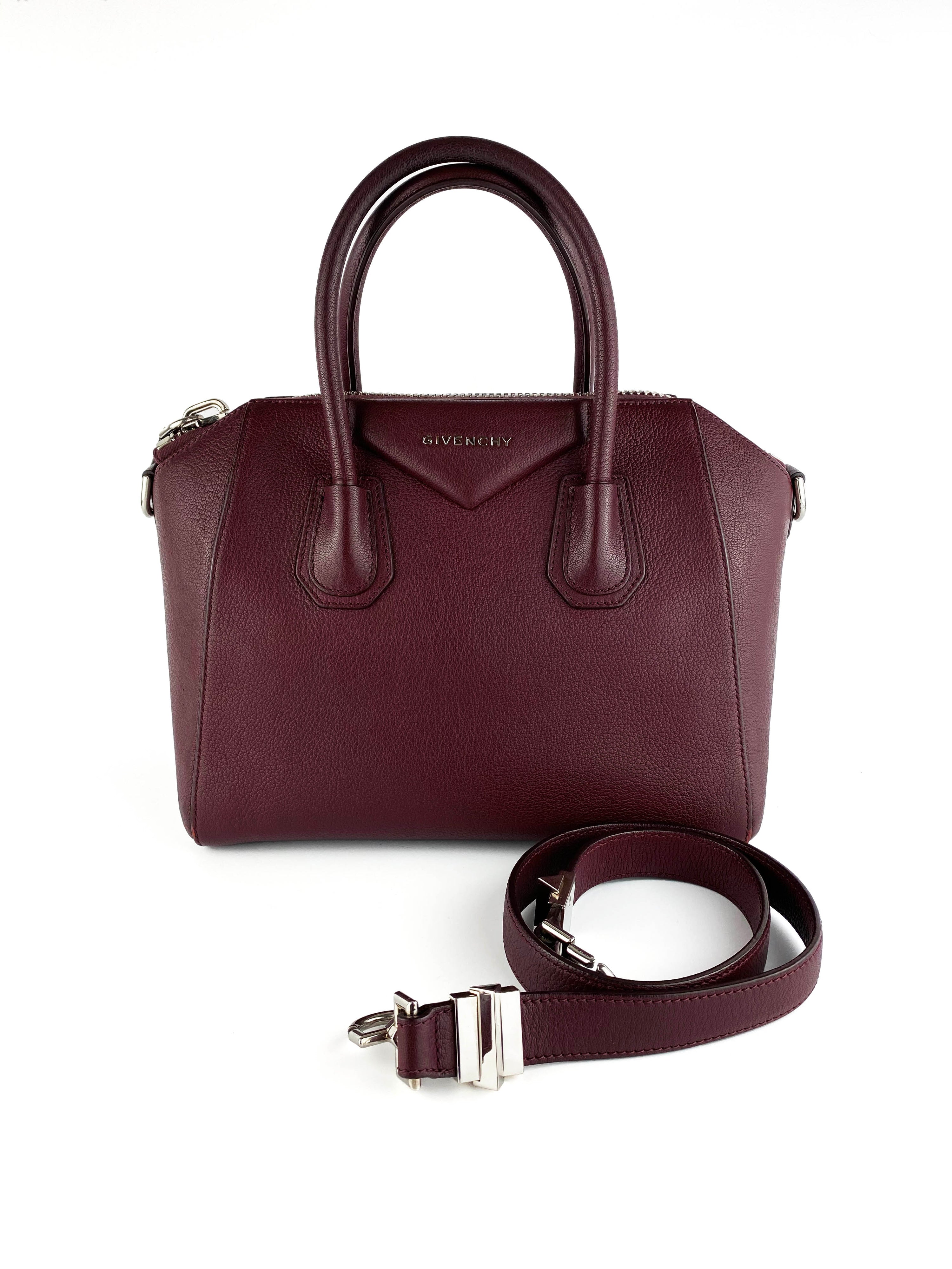 Givenchy Aubergine Small Antigona Bag