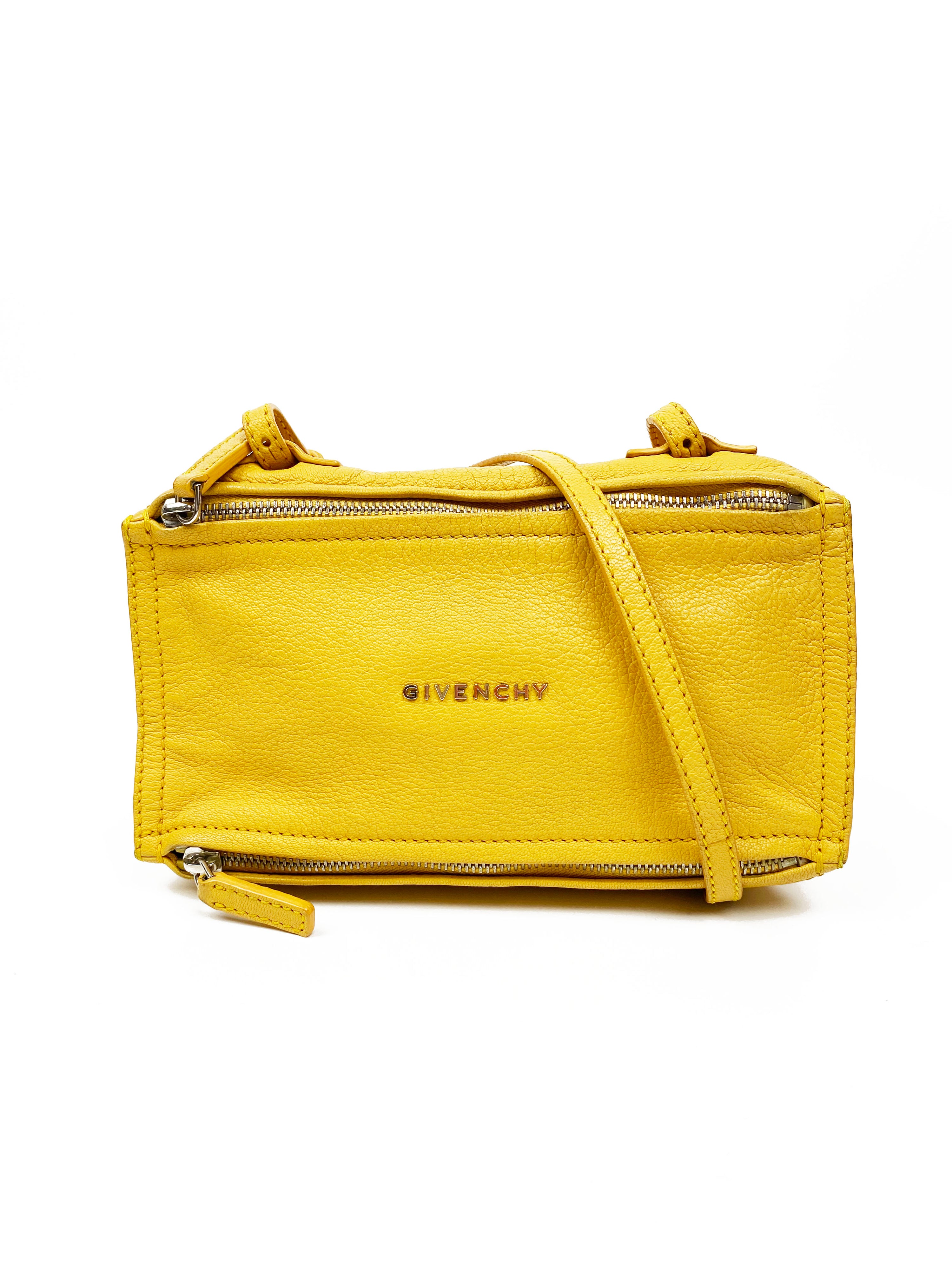 Givenchy Small Yellow Pandora Bag