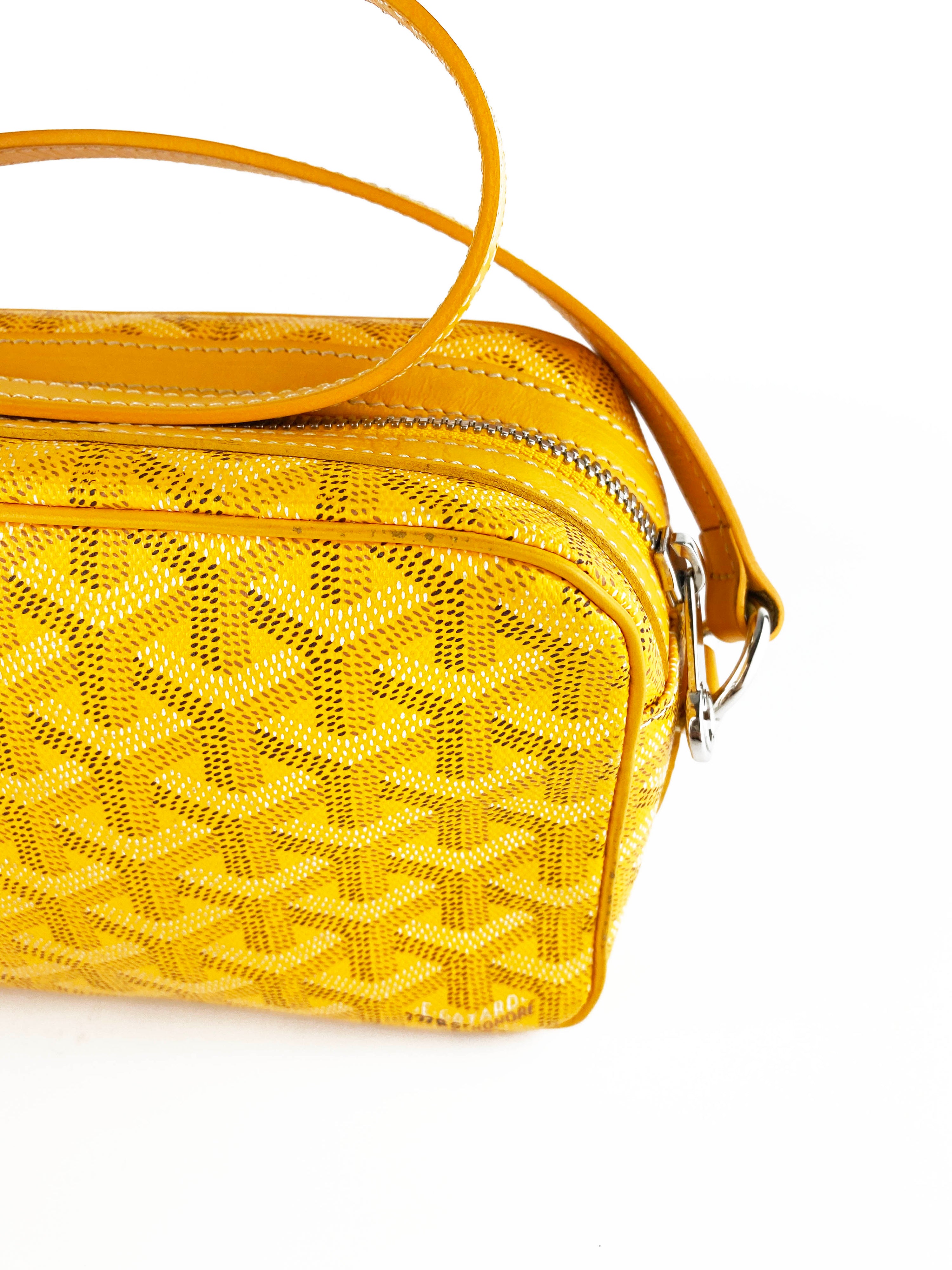 Goyard Yellow Sac Cap Vert Crossbody Bag