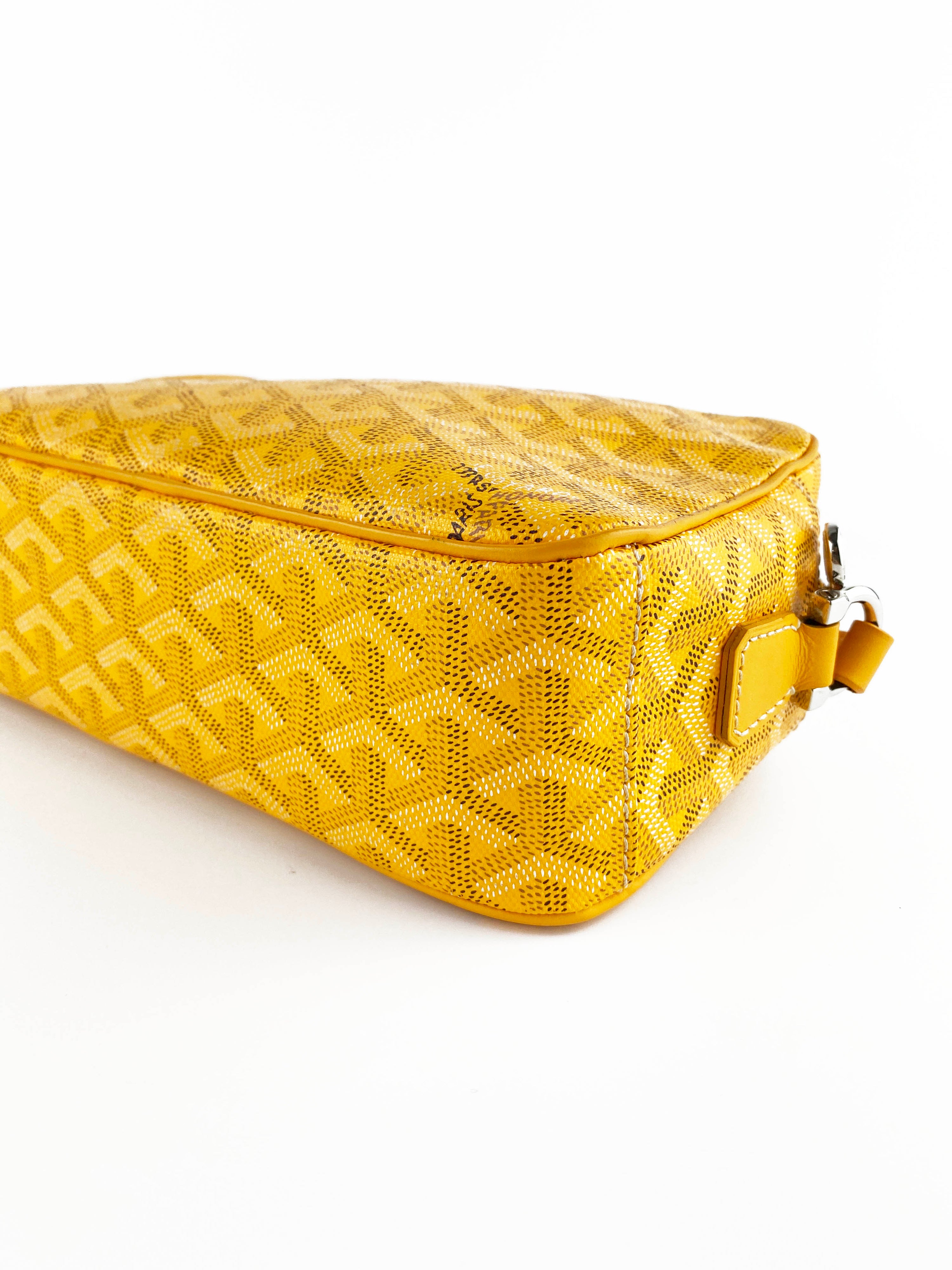 Goyard Yellow Sac Cap Vert Crossbody Bag