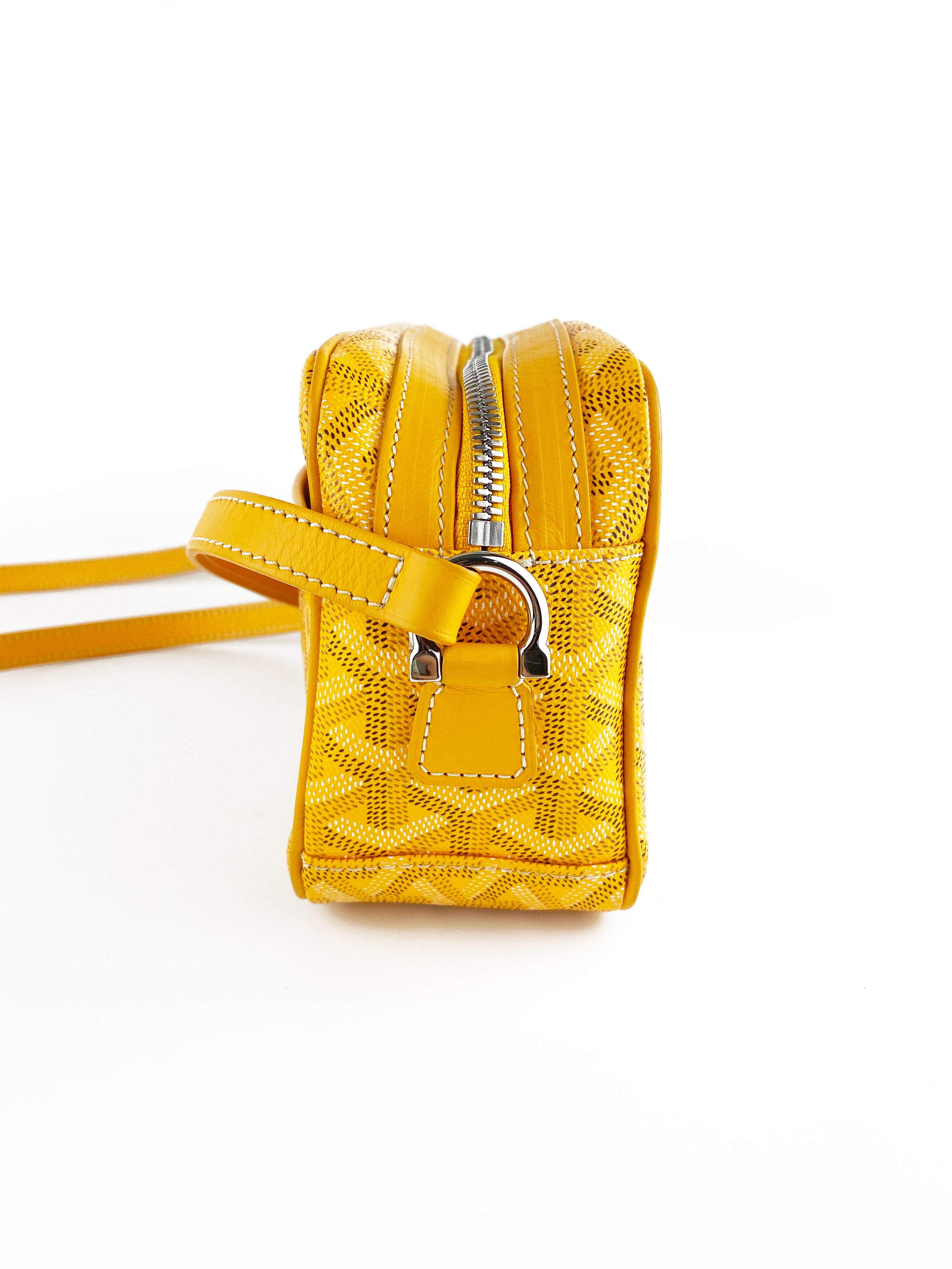 Goyard Yellow Sac Cap Vert Crossbody Bag