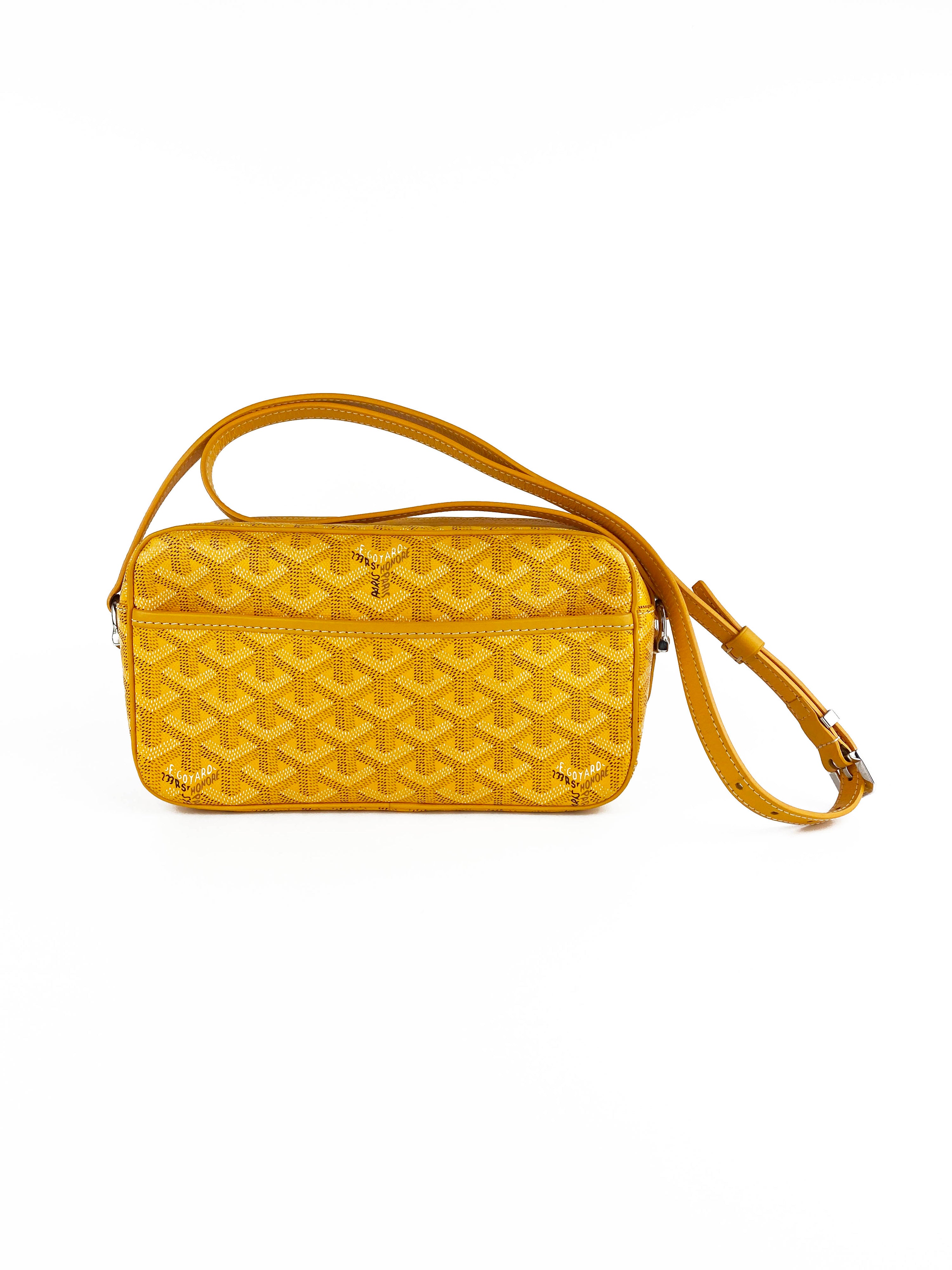 Goyard Yellow Sac Cap Vert Crossbody Bag