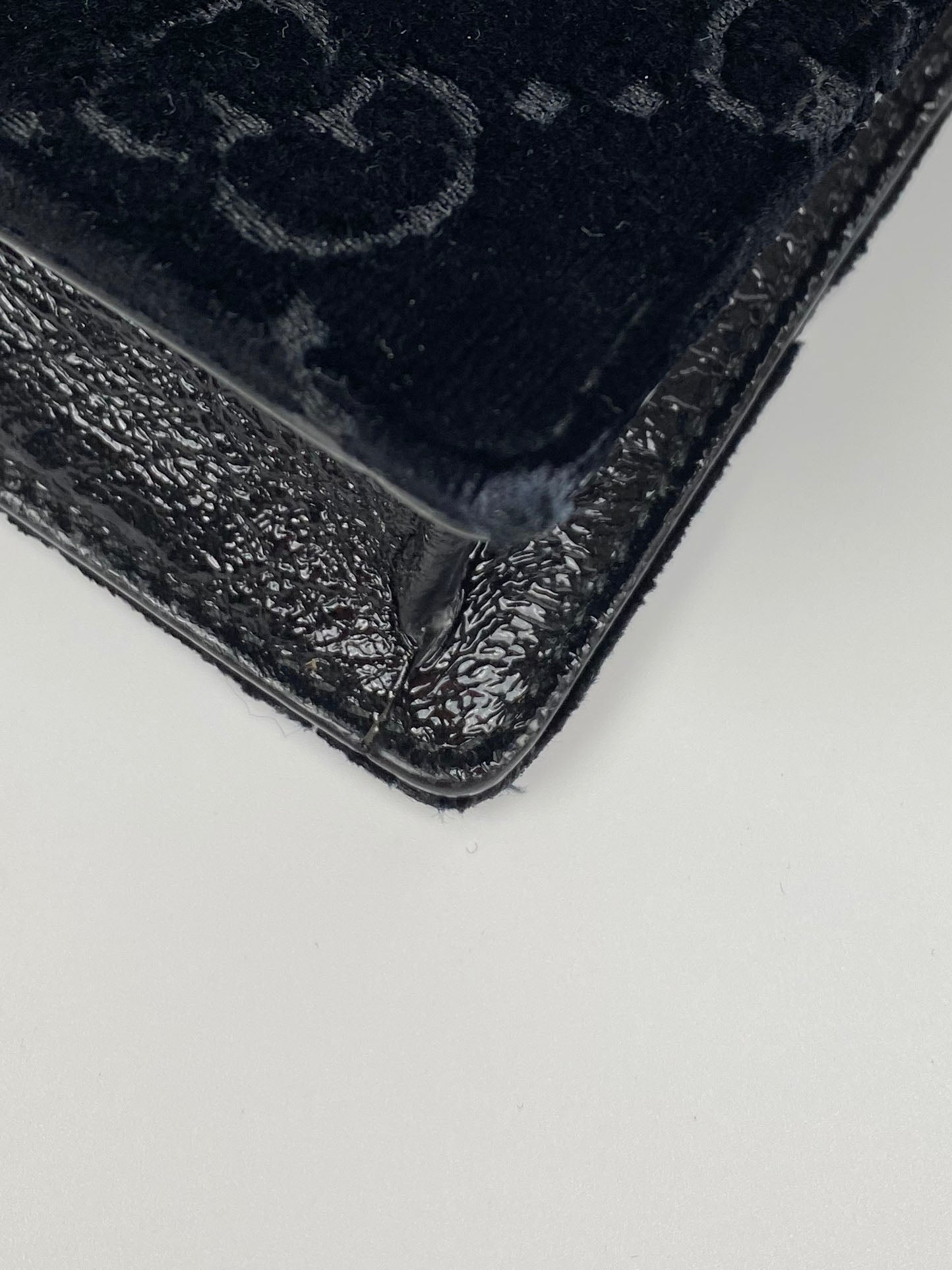 Gucci Black Mini Velvet Dionysus Bag