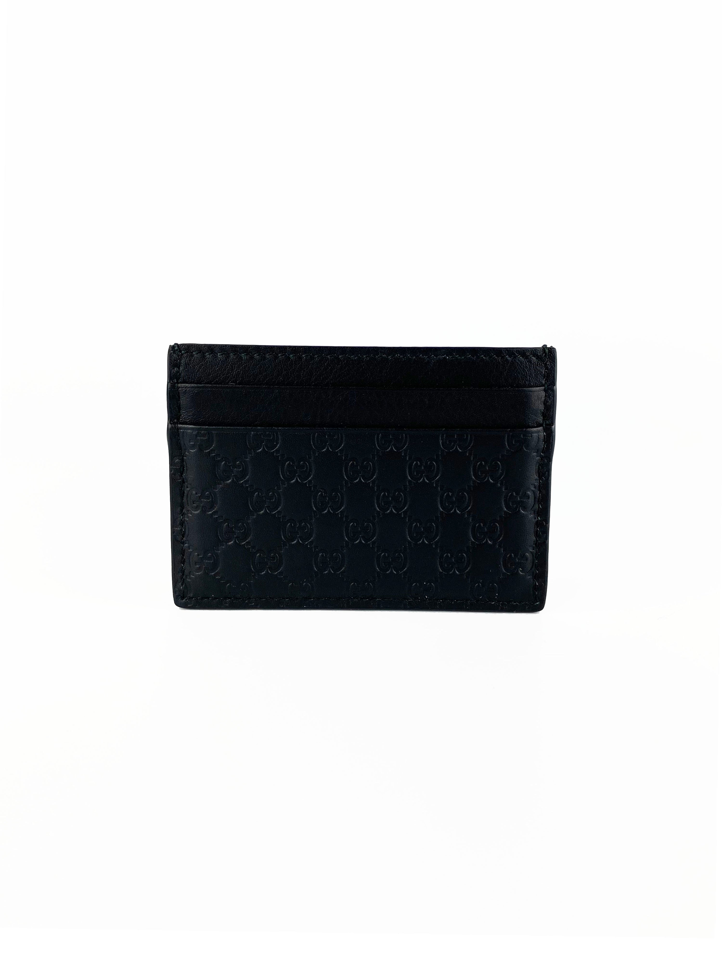 Gucci Black Signature Card Case