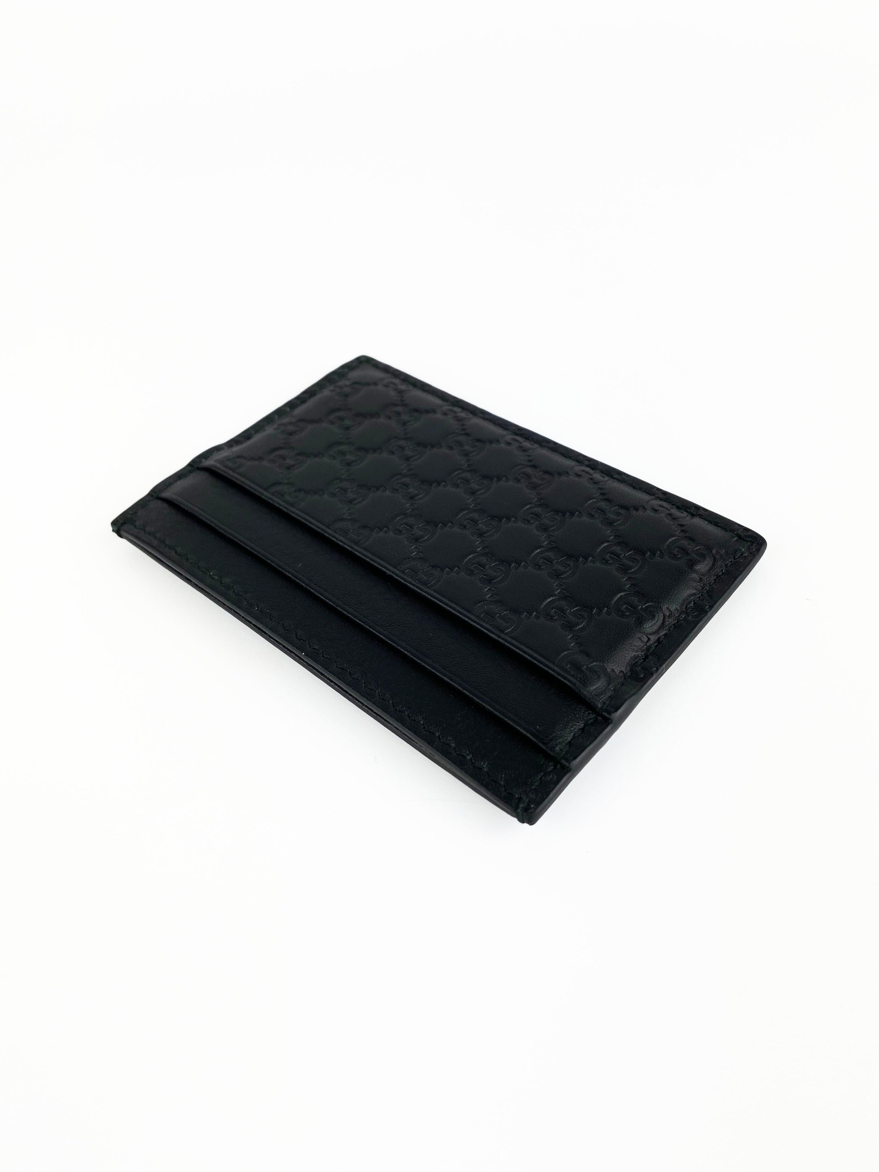 Gucci Black Signature Card Case