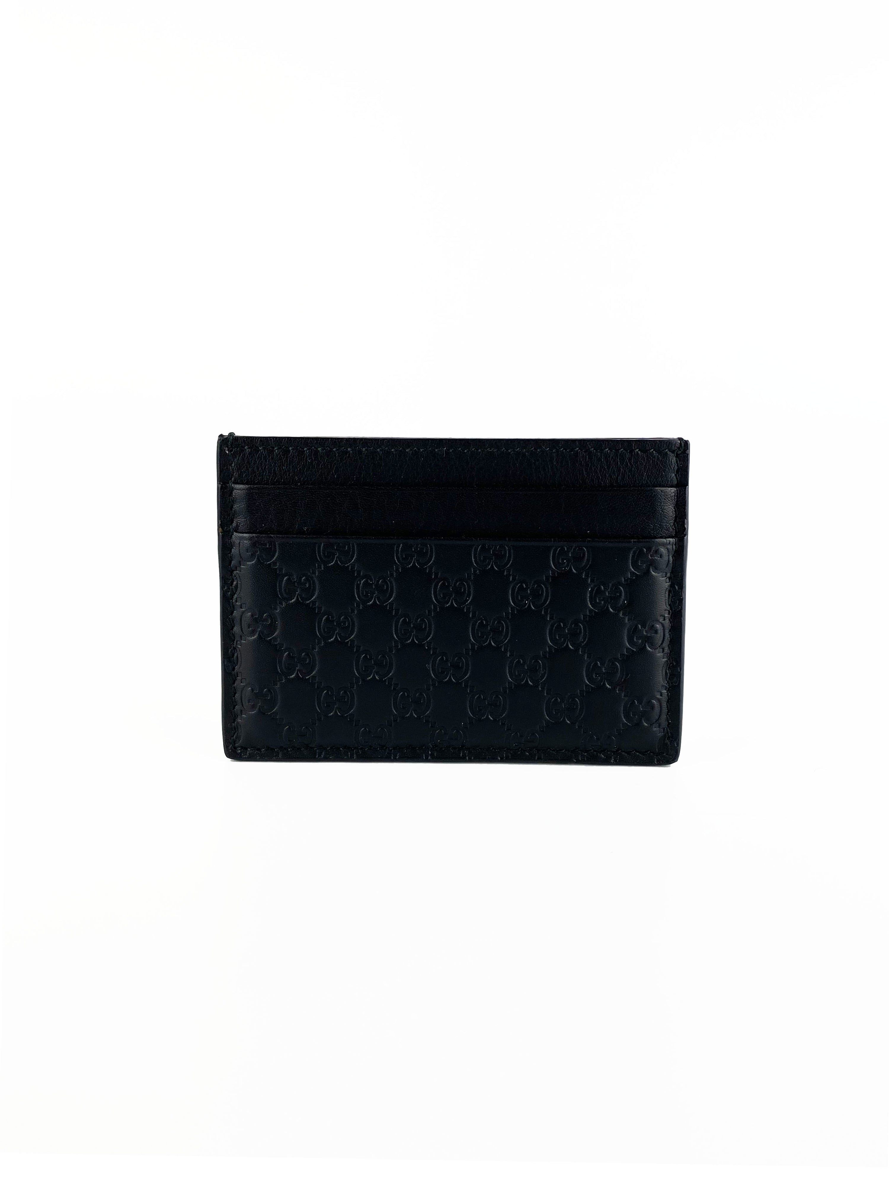 Gucci Black Signature Card Case