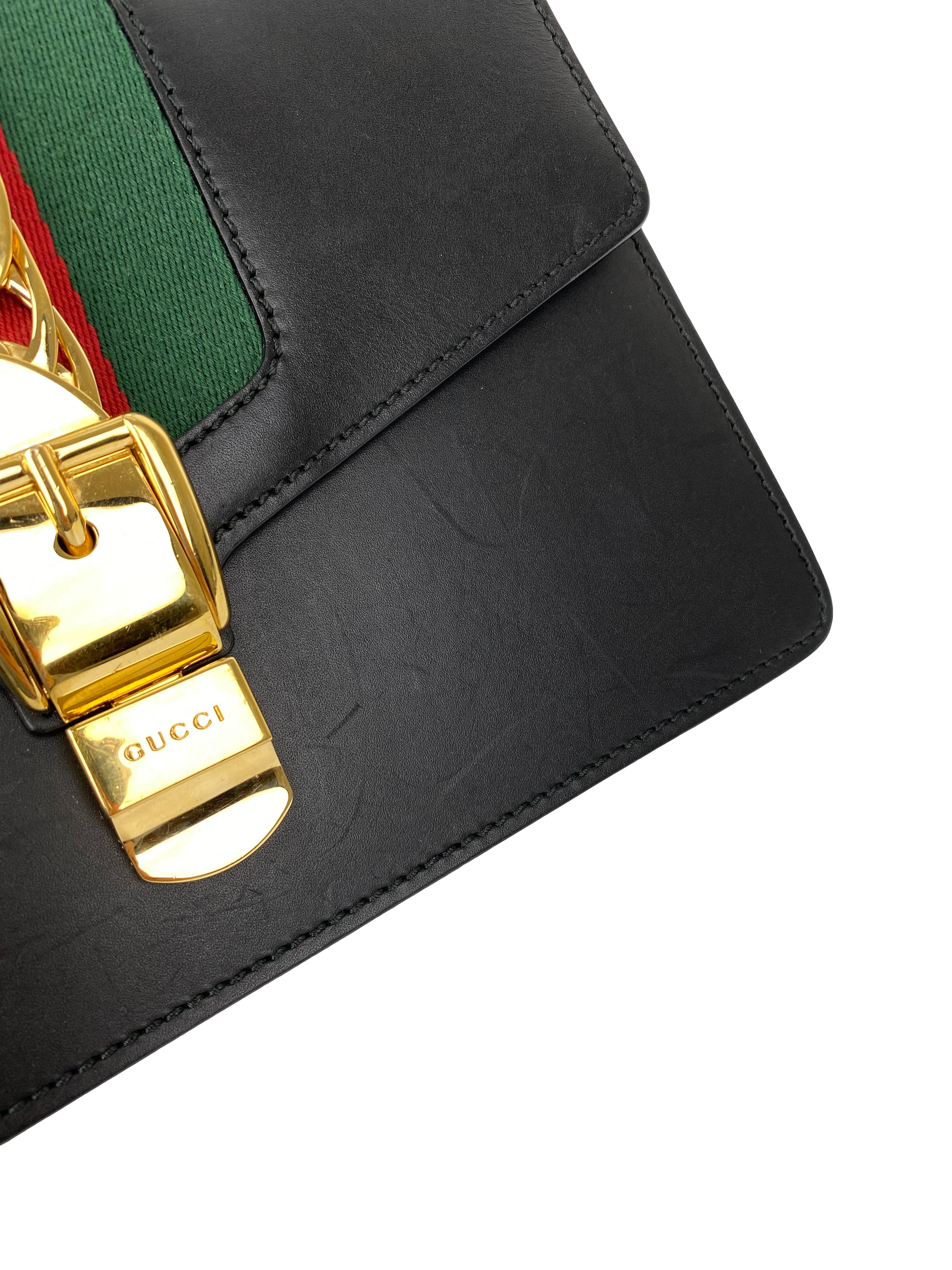 Gucci Black Small Sylvie Bag