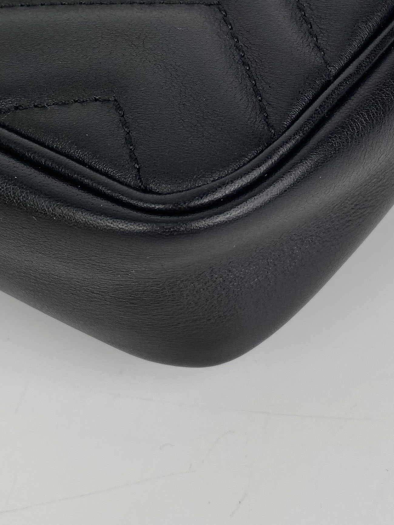 Gucci Black Super Mini Marmont Bag