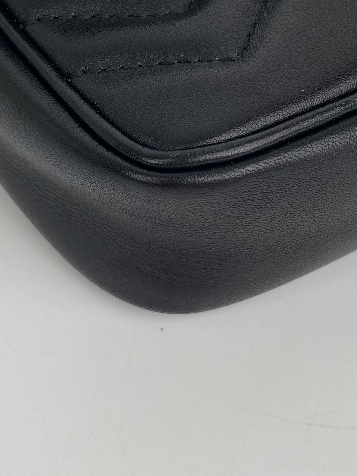 Gucci Black Super Mini Marmont Bag