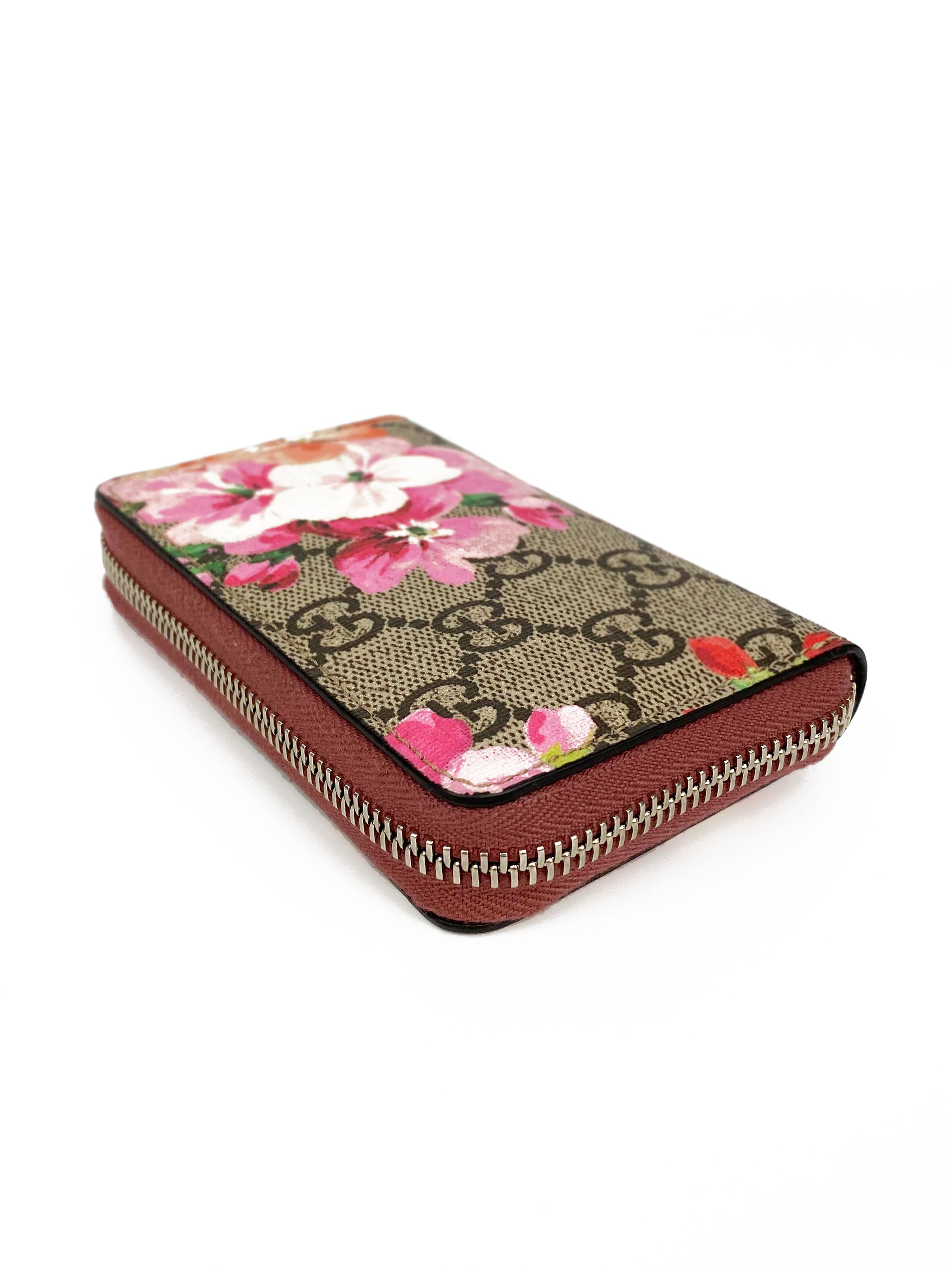 Gucci GG Supreme Blooms Card Case