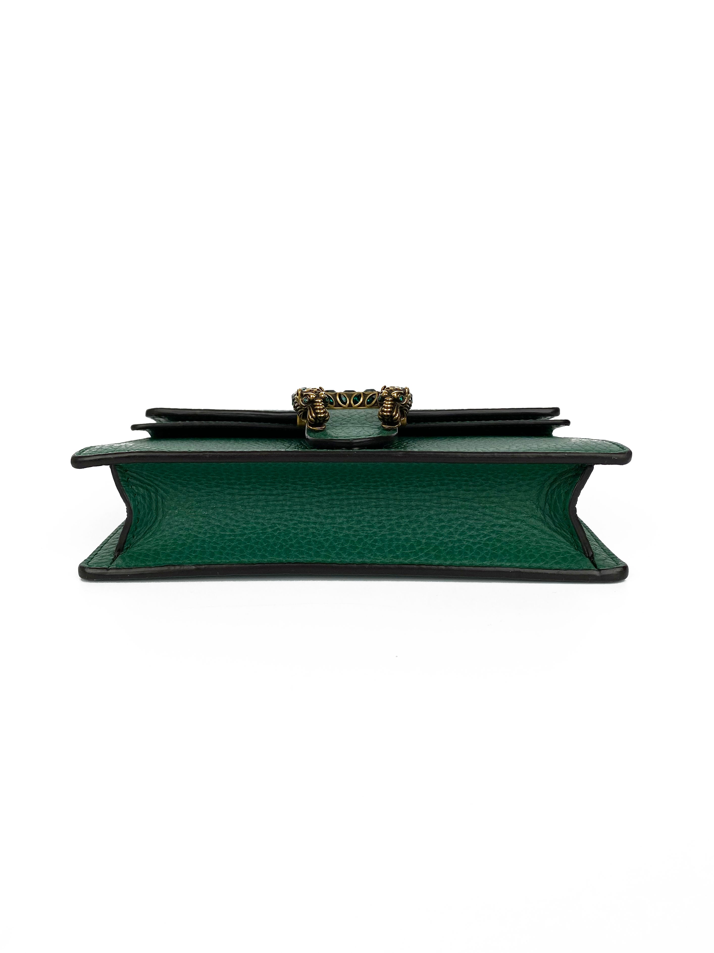 Gucci Green Super Mini Dionysus Bag