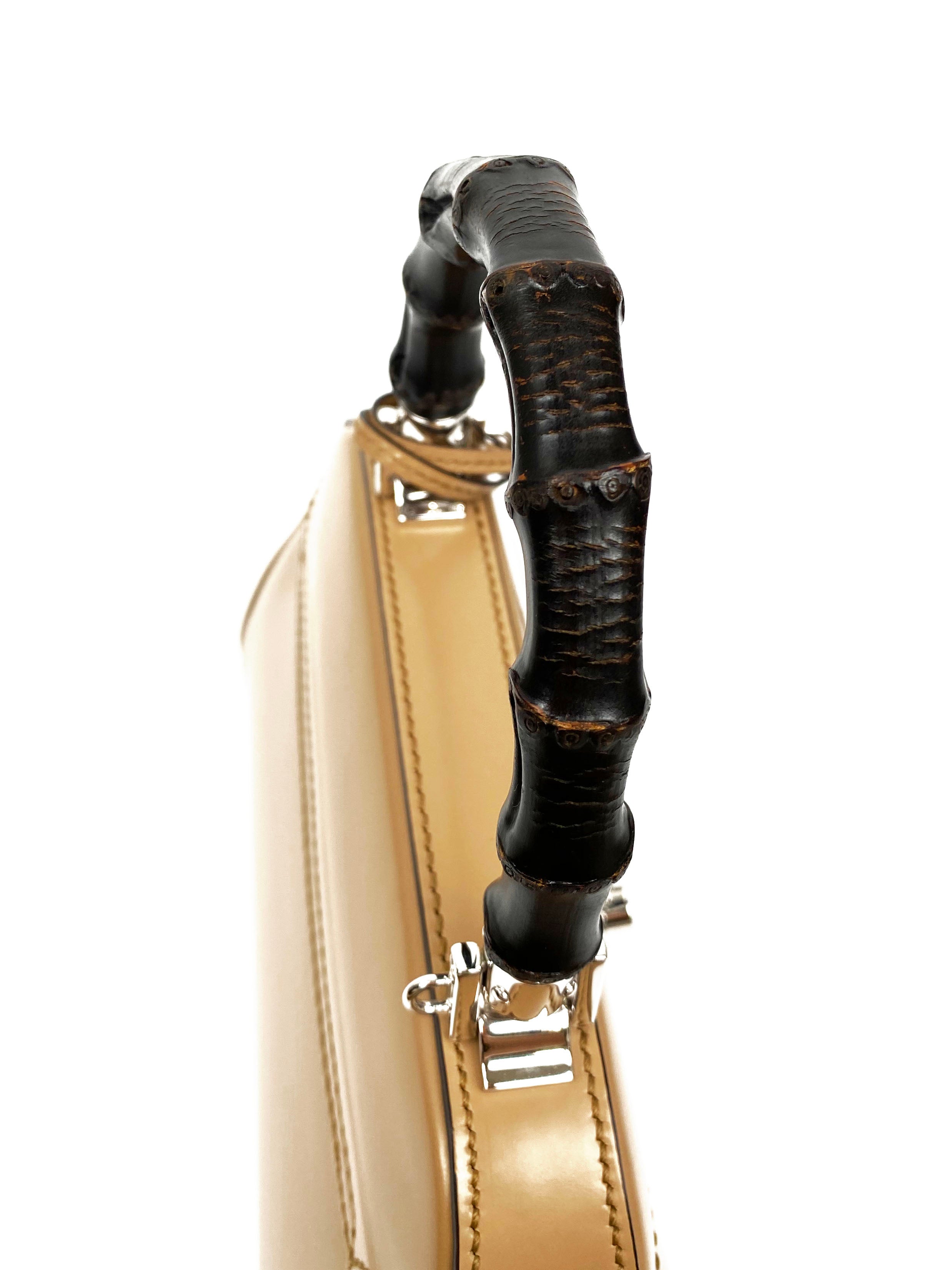 Gucci Nude Bamboo Top Handle Bag