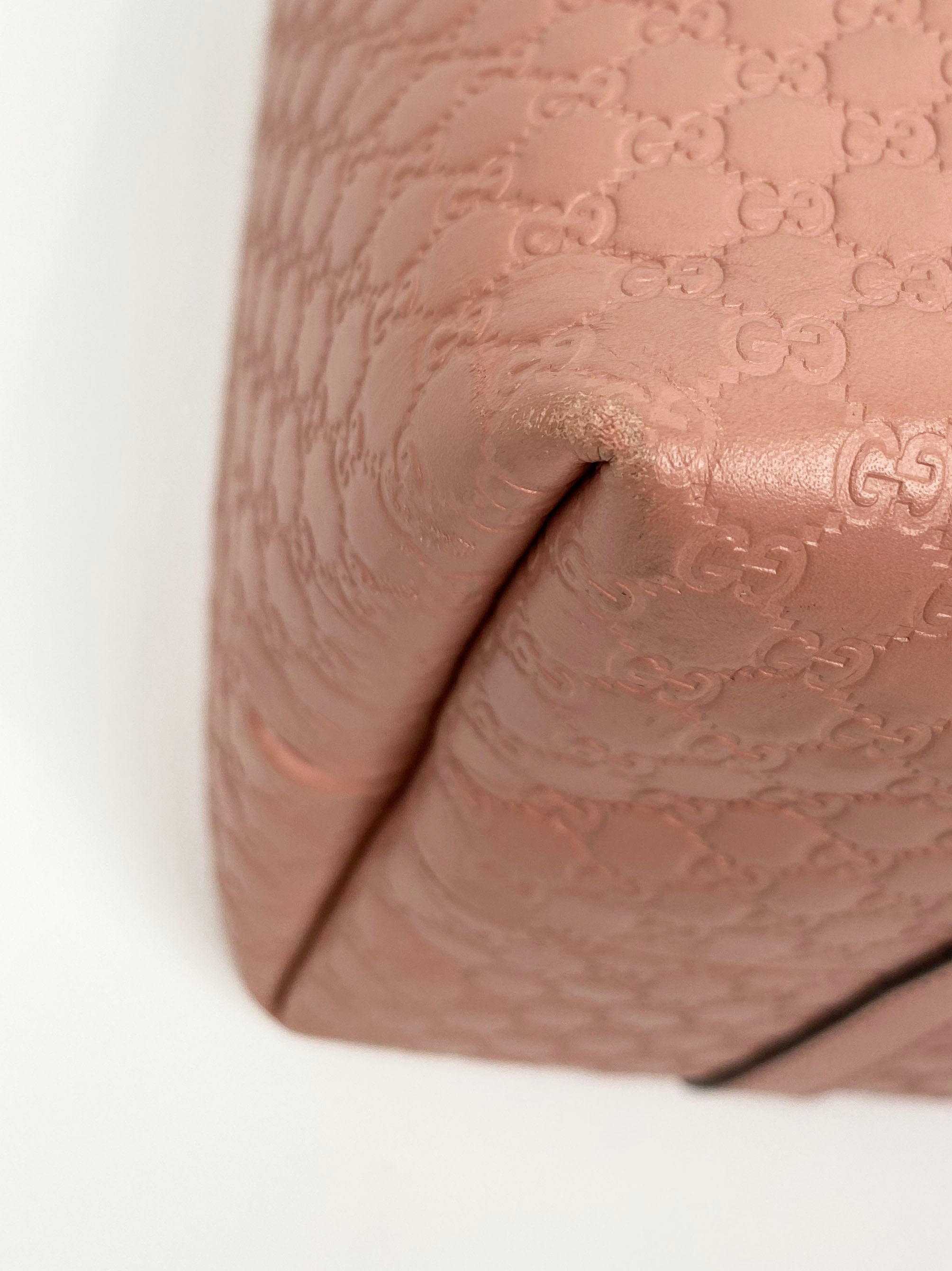 Gucci Pink GG Guccissima Tote Bag