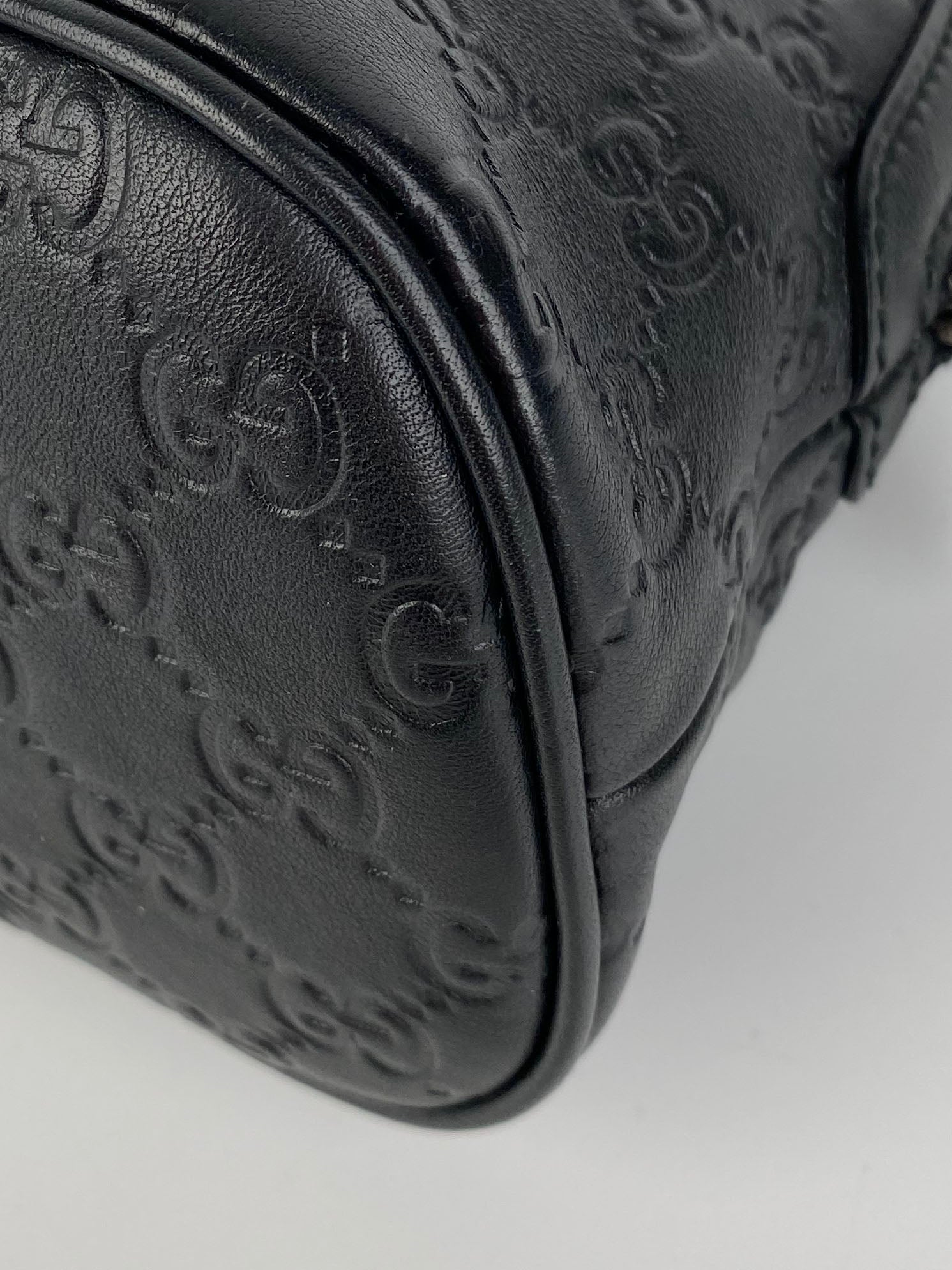 Gucci Small Black GG Shoulder Bag