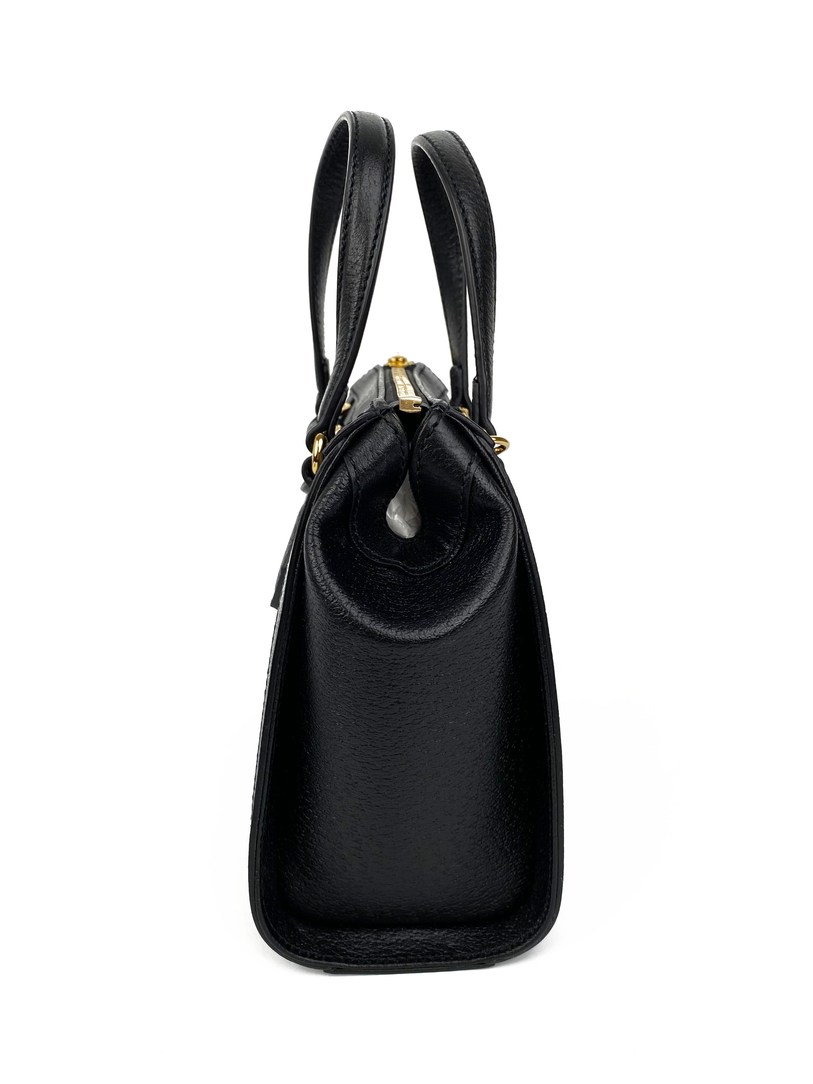 Gucci Small Black Ophidia Tote